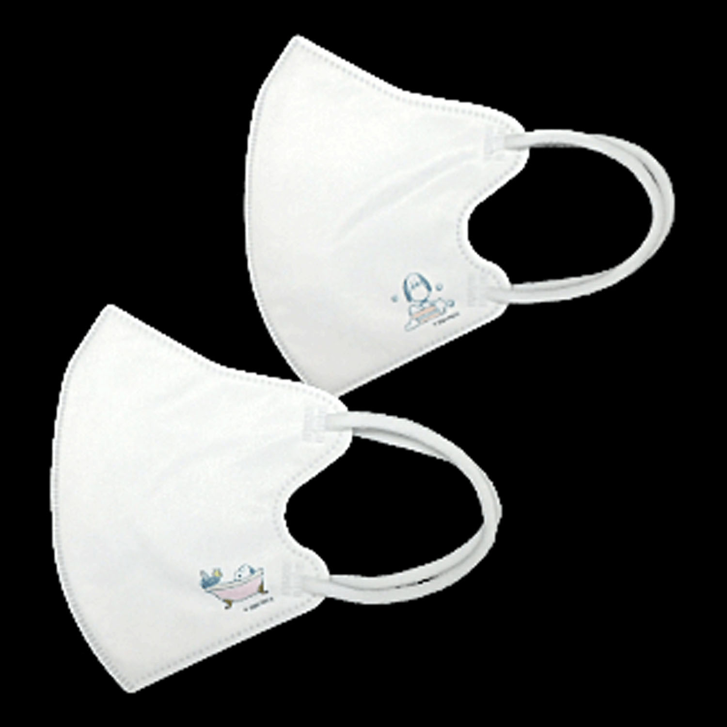 スヌーピー ポーチ付き マスクセット（大人用） - 画像2