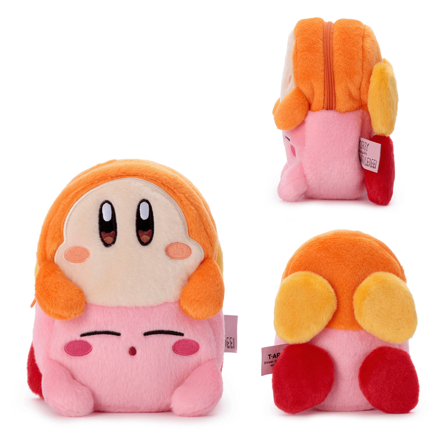 星のカービィ カービィ play with ワドルディ 立体ポーチ - 画像1