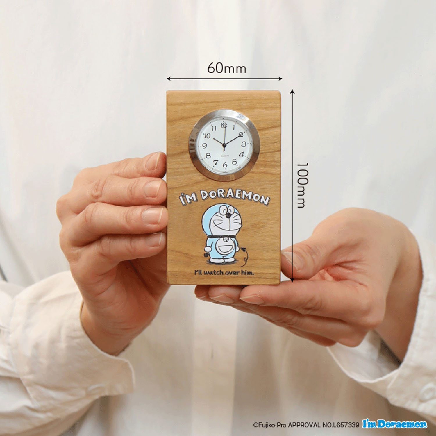 ドラえもん 置き時計 ほほえみ - 画像4