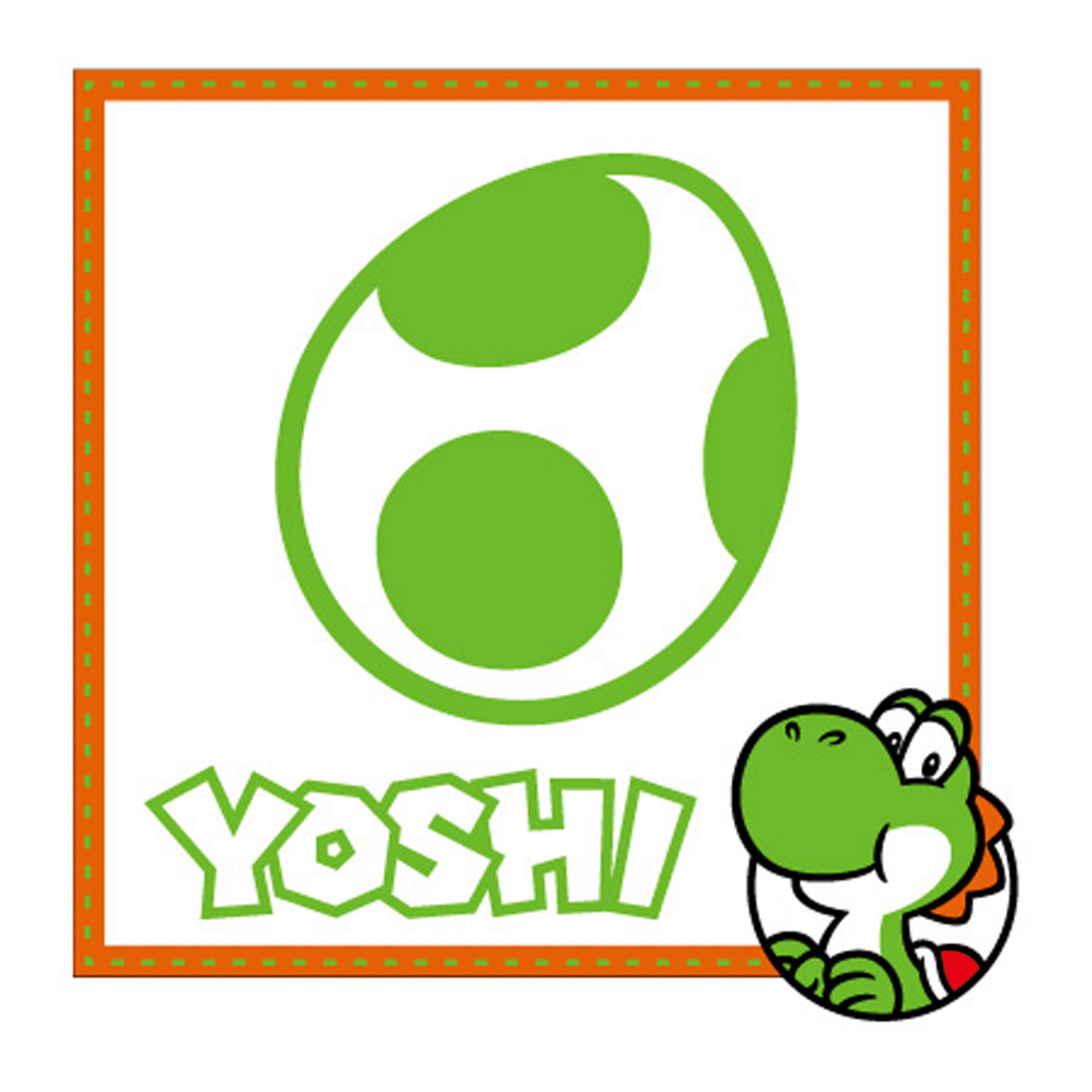 スーパーマリオ まめタオル 「ヨッシーまめタオル」