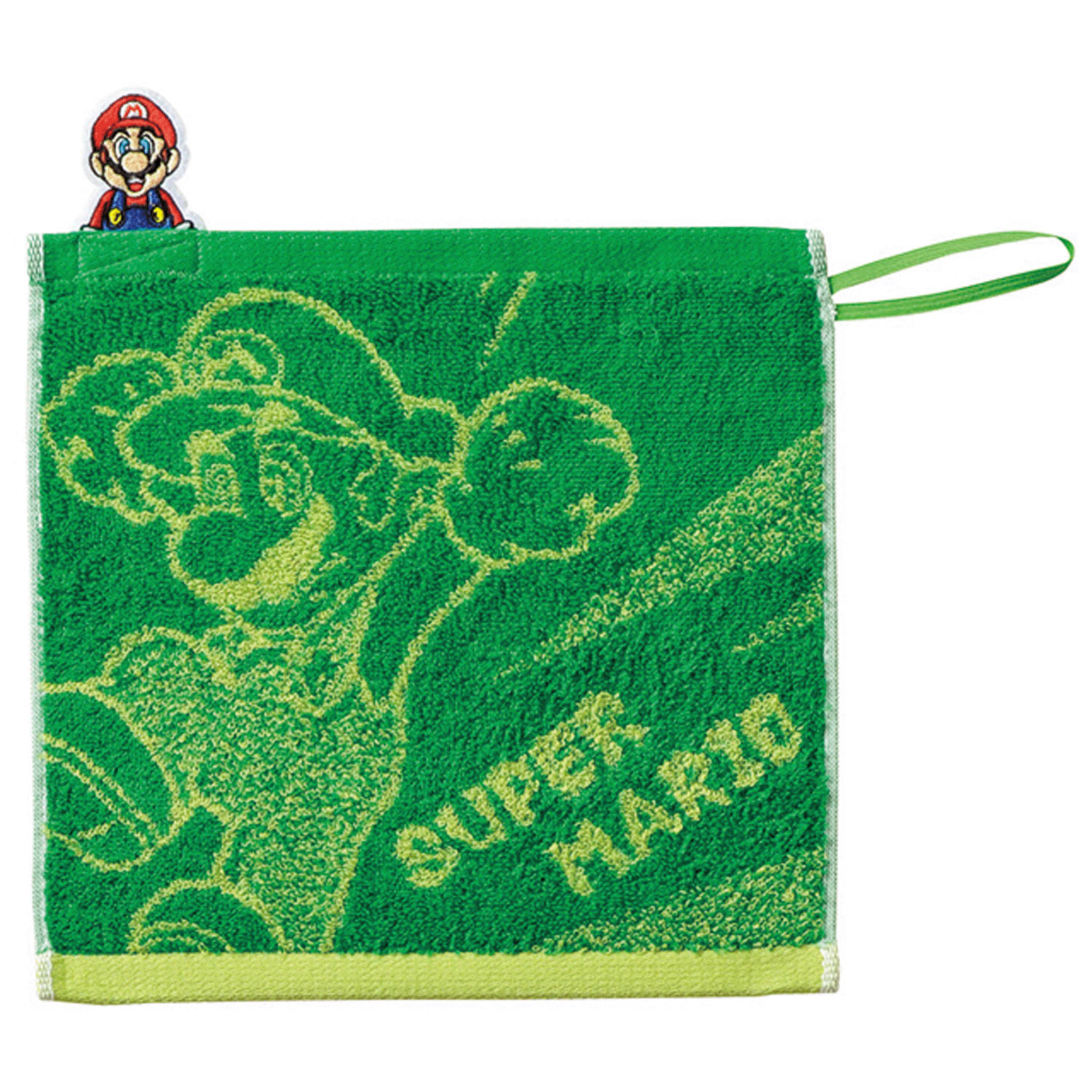 スーパーマリオ ミニタオル 「土管マリオ」 - 画像1