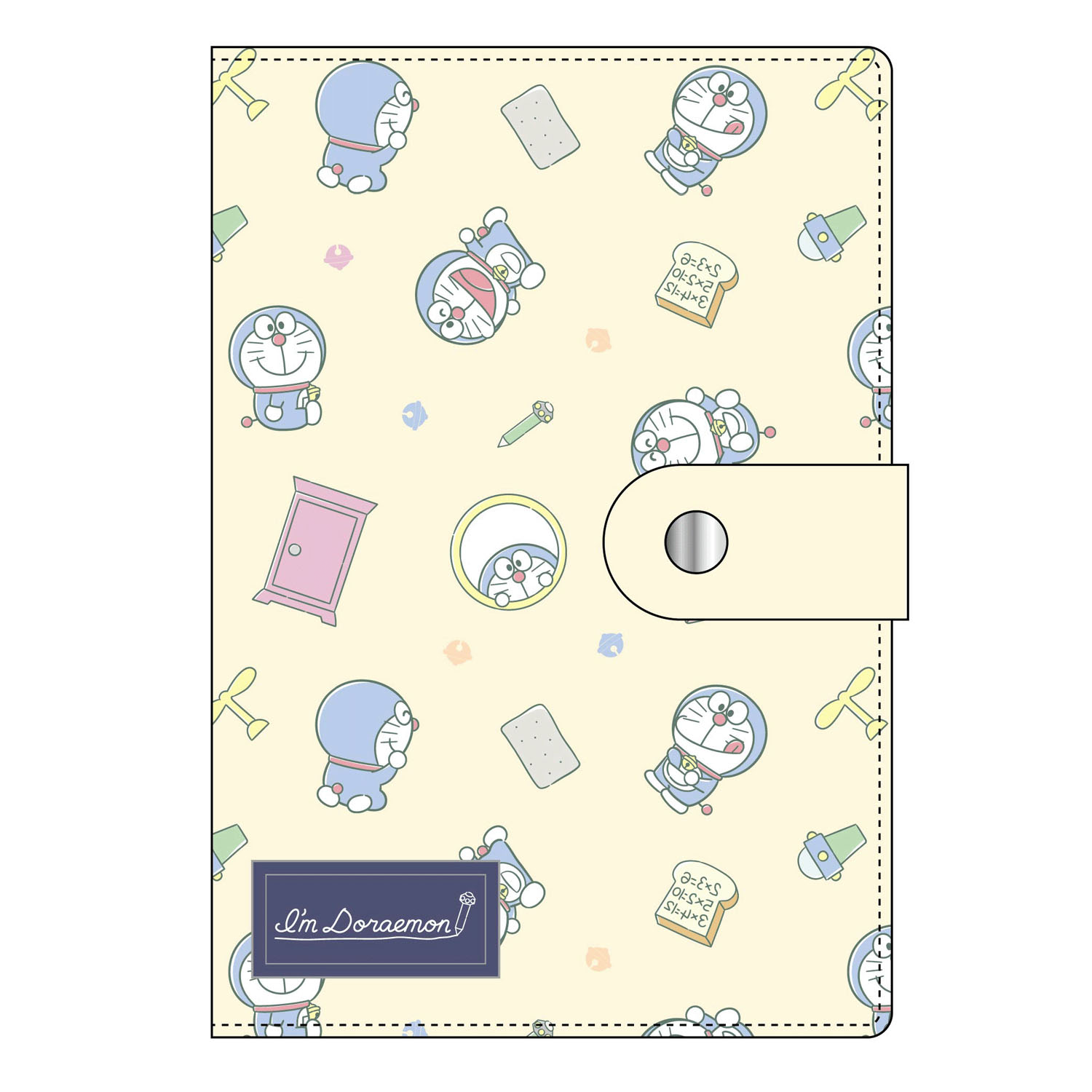 アイムドラえもん お薬手帳ケース 「ひみつ道具イエロー」