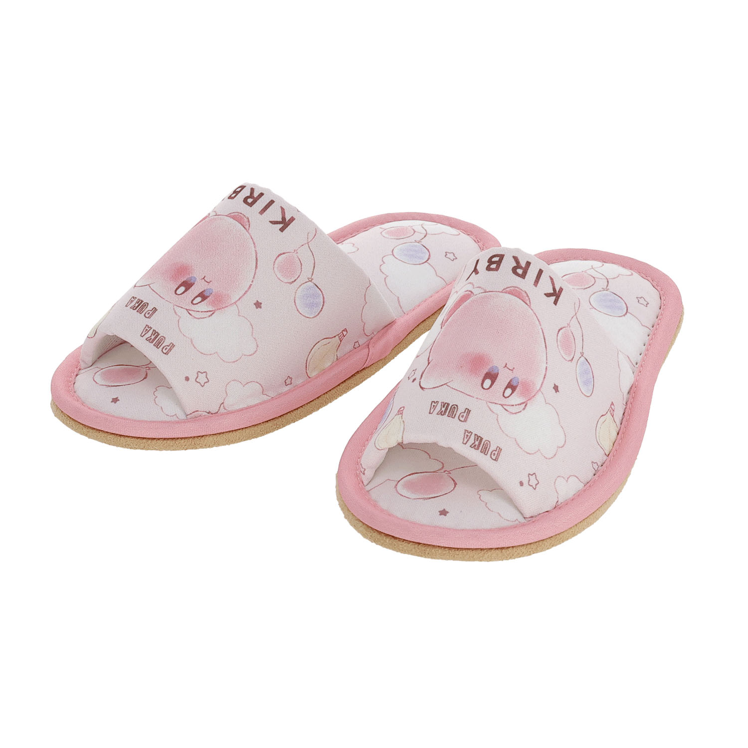 星のカービィ  「コットンキャンディスカイ」スリッパ - 画像2