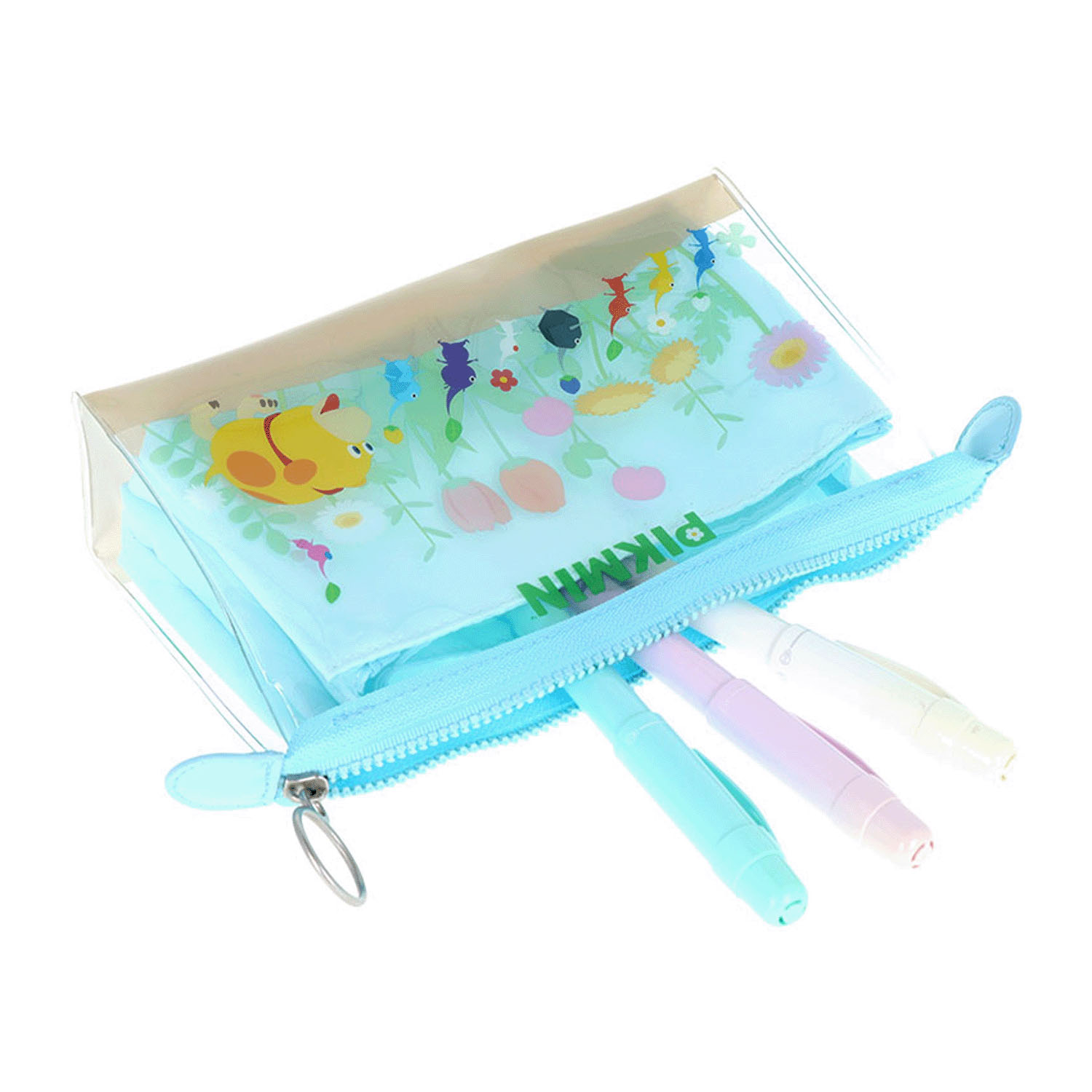 ピクミン クリアポーチ マチ mitte ライトブルー - 画像3