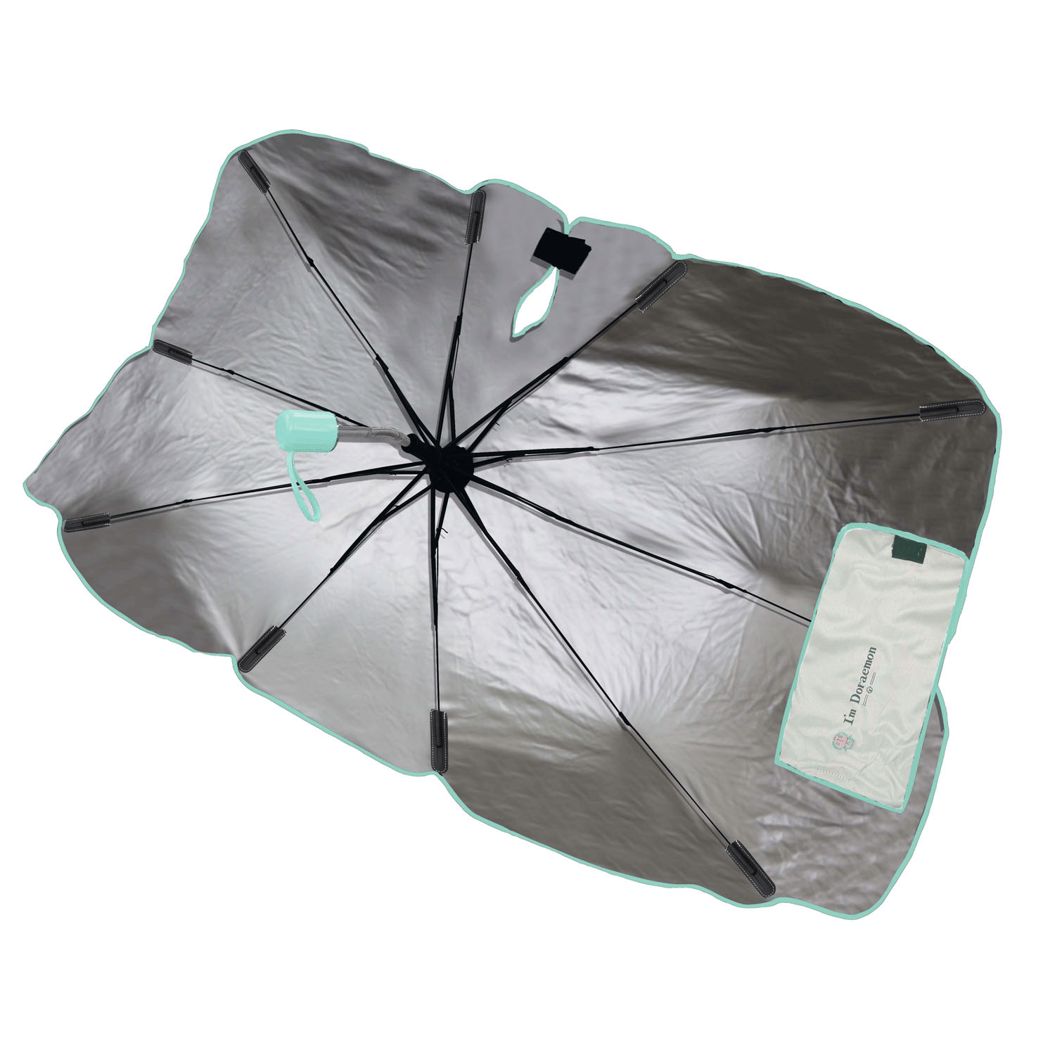 ドラえもん 3WAYカーシェード アイムドラえもん グリーン - 画像4