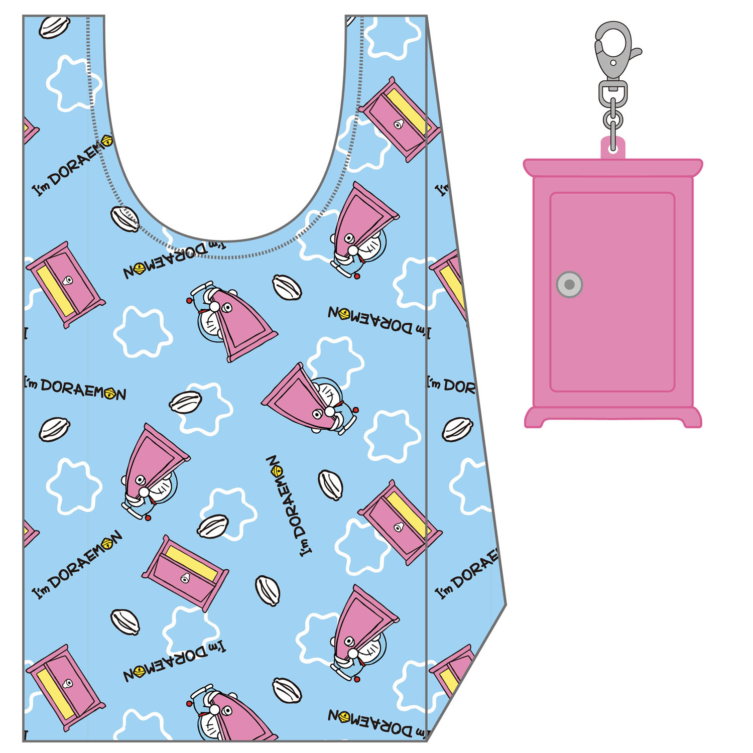 アイムドラえもん どこでもドアエコバッグ - 画像1