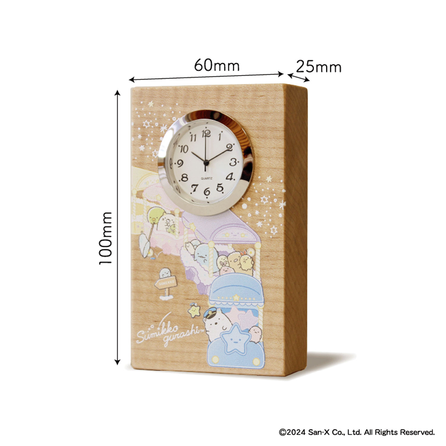 すみっコぐらし 置き時計 星空さんぽ - 画像3