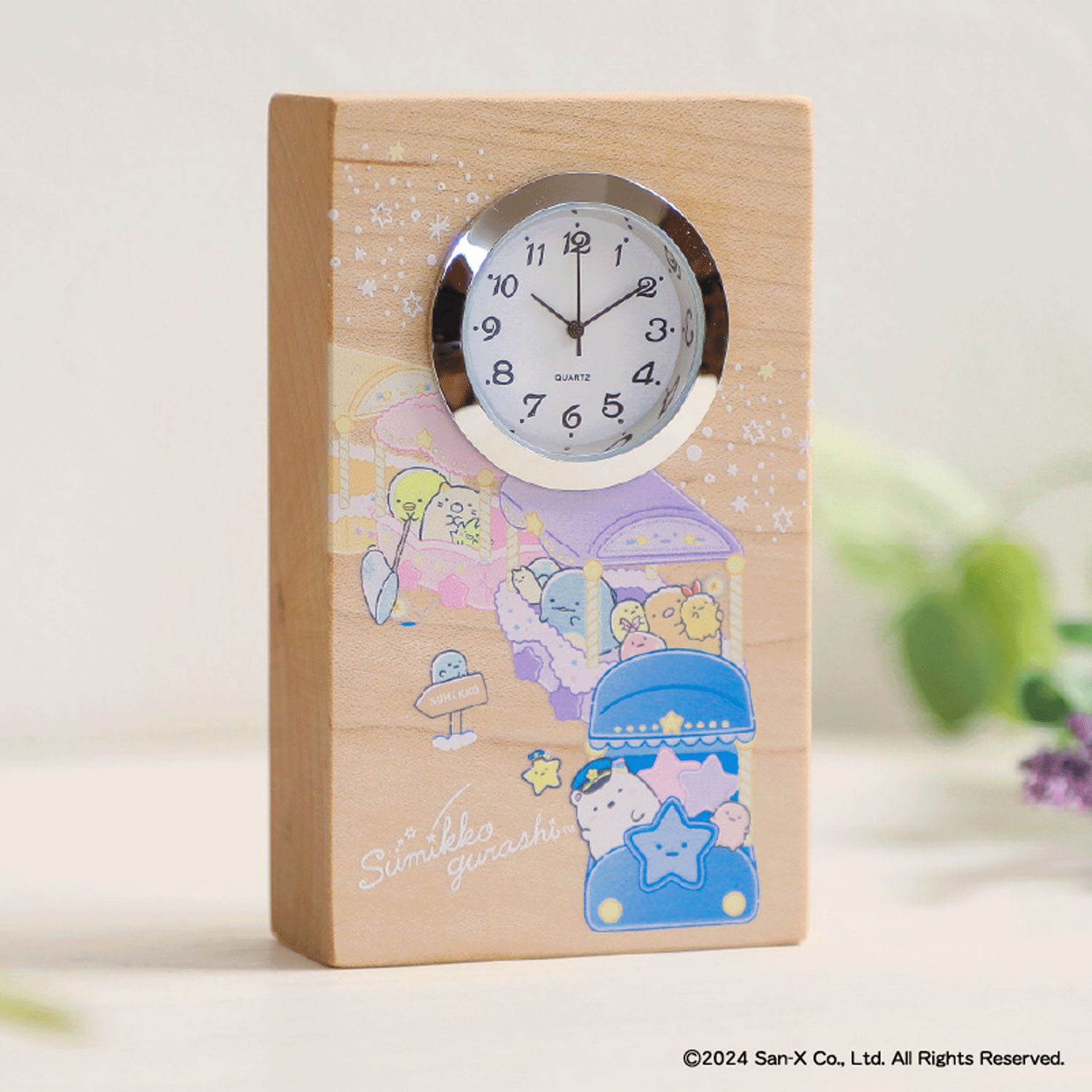 すみっコぐらし 置き時計 星空さんぽ - 画像1