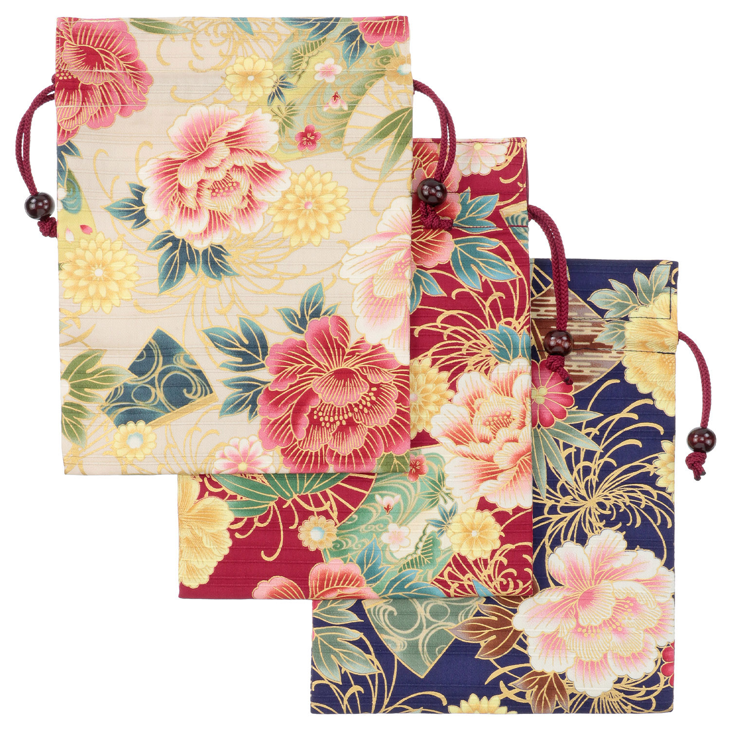 平巾着 色彩文様 - 画像1