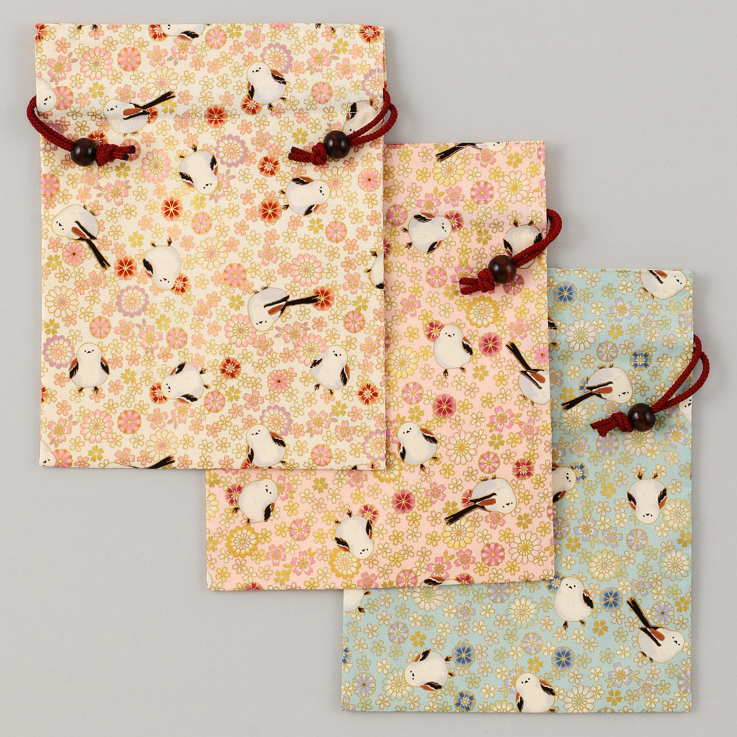 平巾着 シマエナガ - 画像1