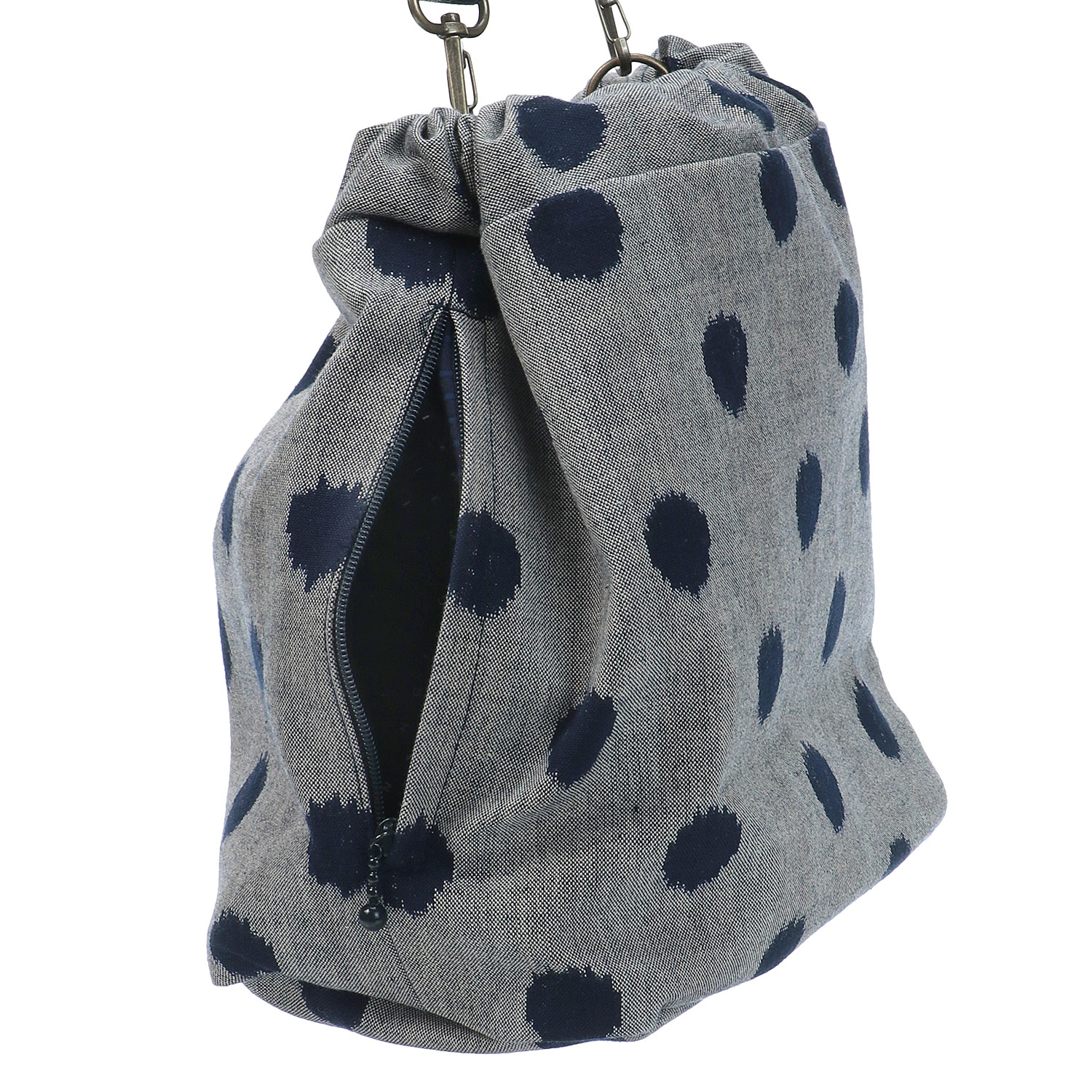 【儀右ヱ門】久留米絣 ショルダー マスト - 画像4