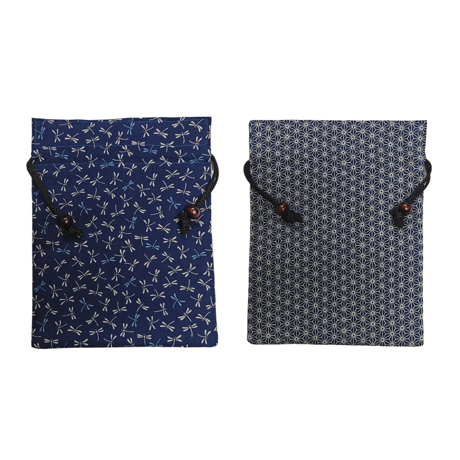 小紋柄 平巾着 - 画像1