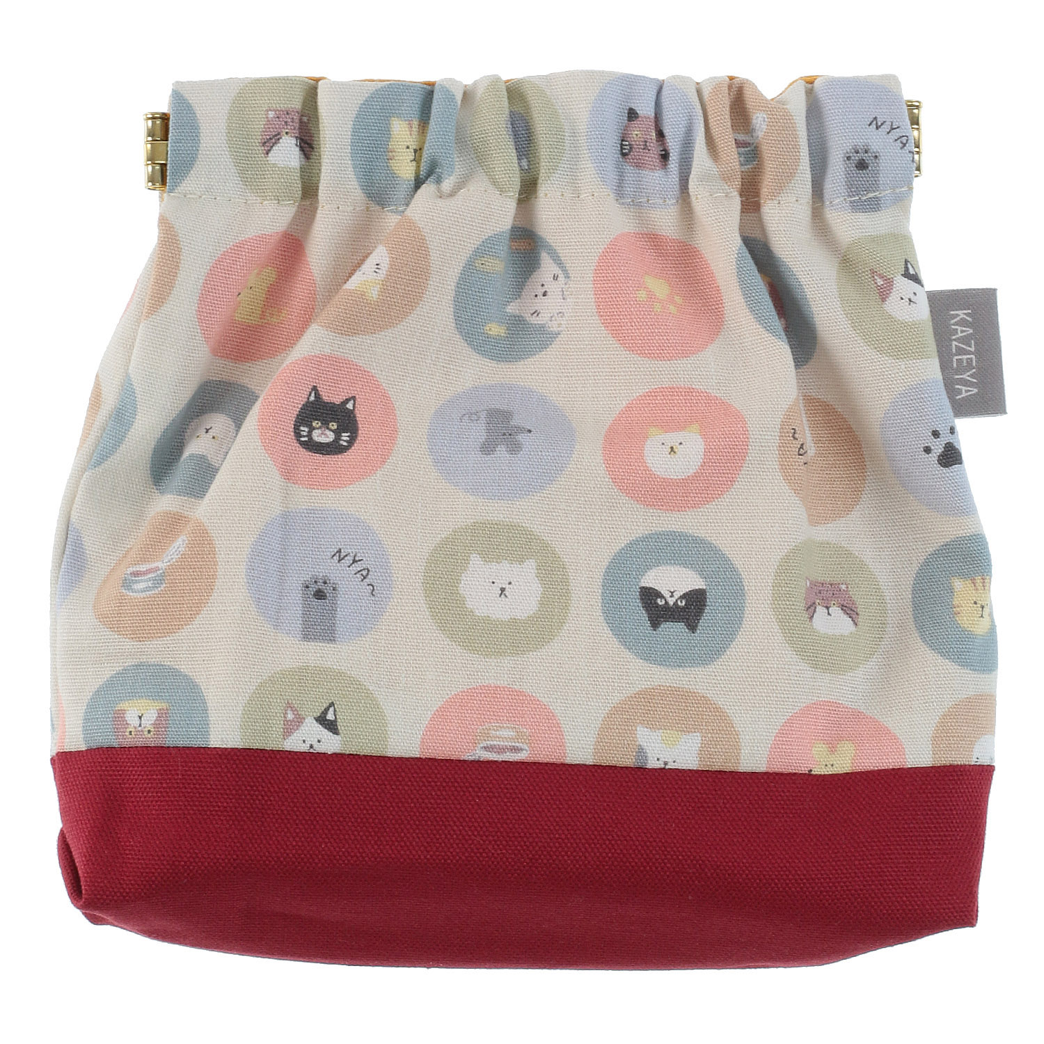 ばねポーチ ドット猫 - 画像2