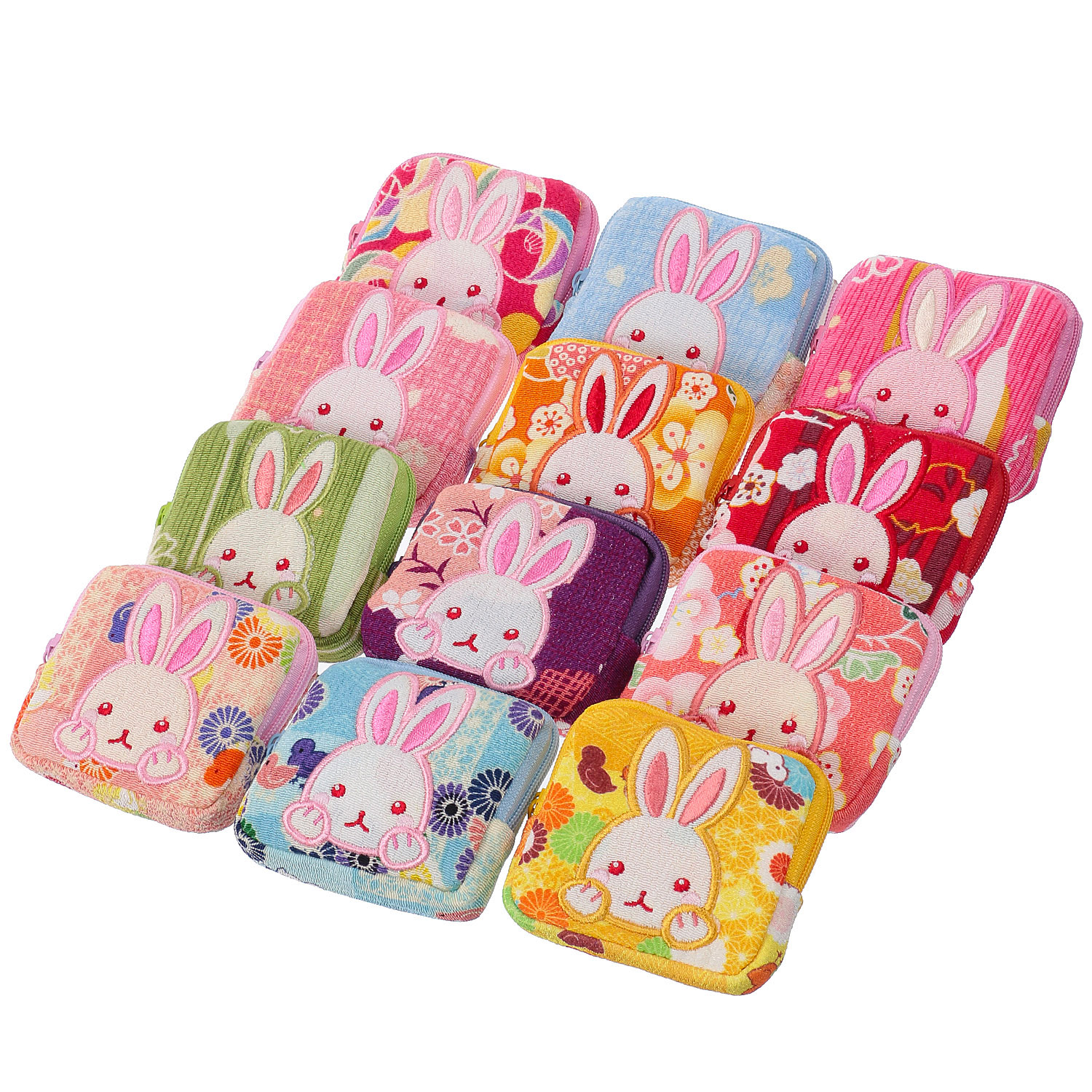 うさぎ四角コインケース