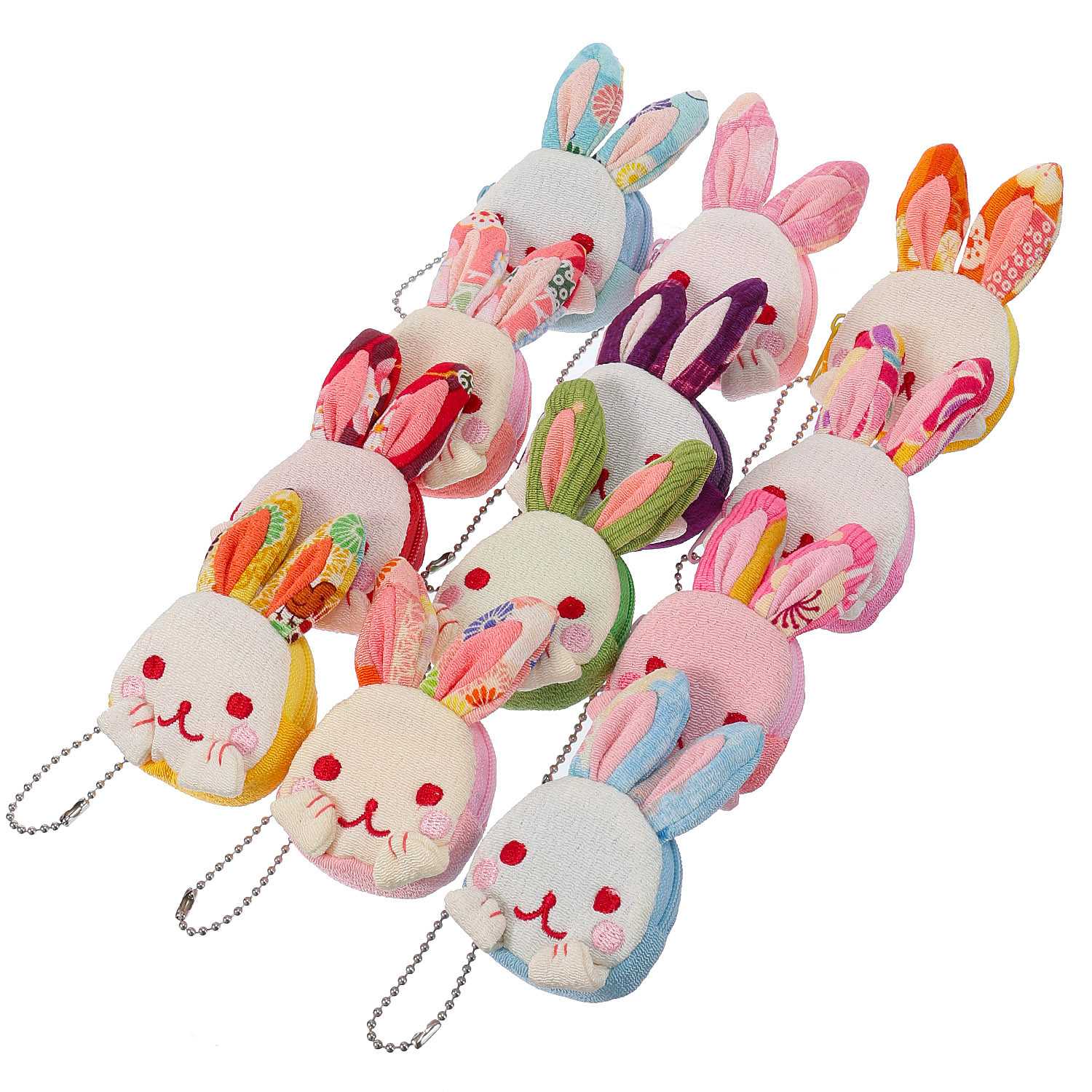 うさぎ顔型小銭入