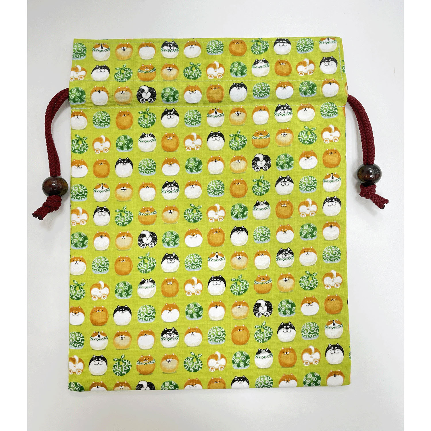 【74紺 在庫限りで終了】平巾着柴犬まんじゅう - 画像3