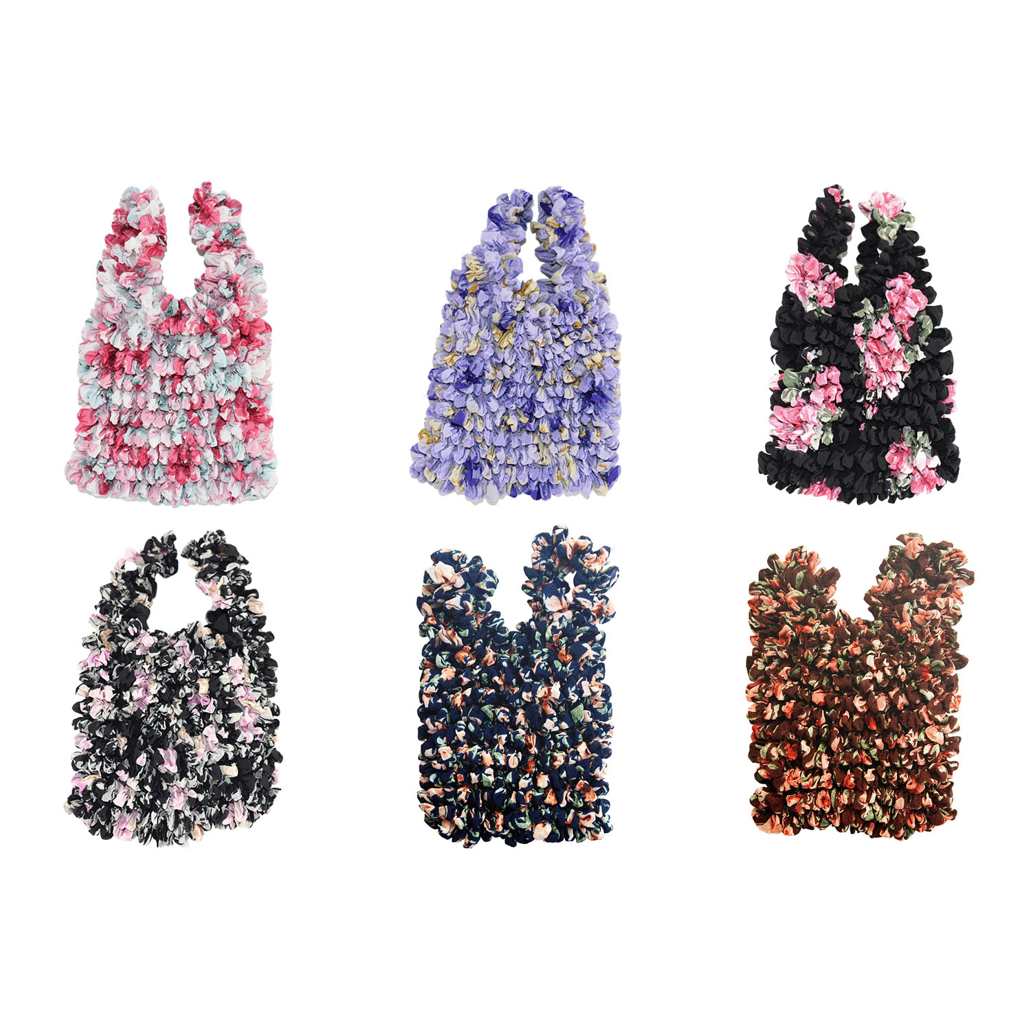 シフォン絞りエコバッグ