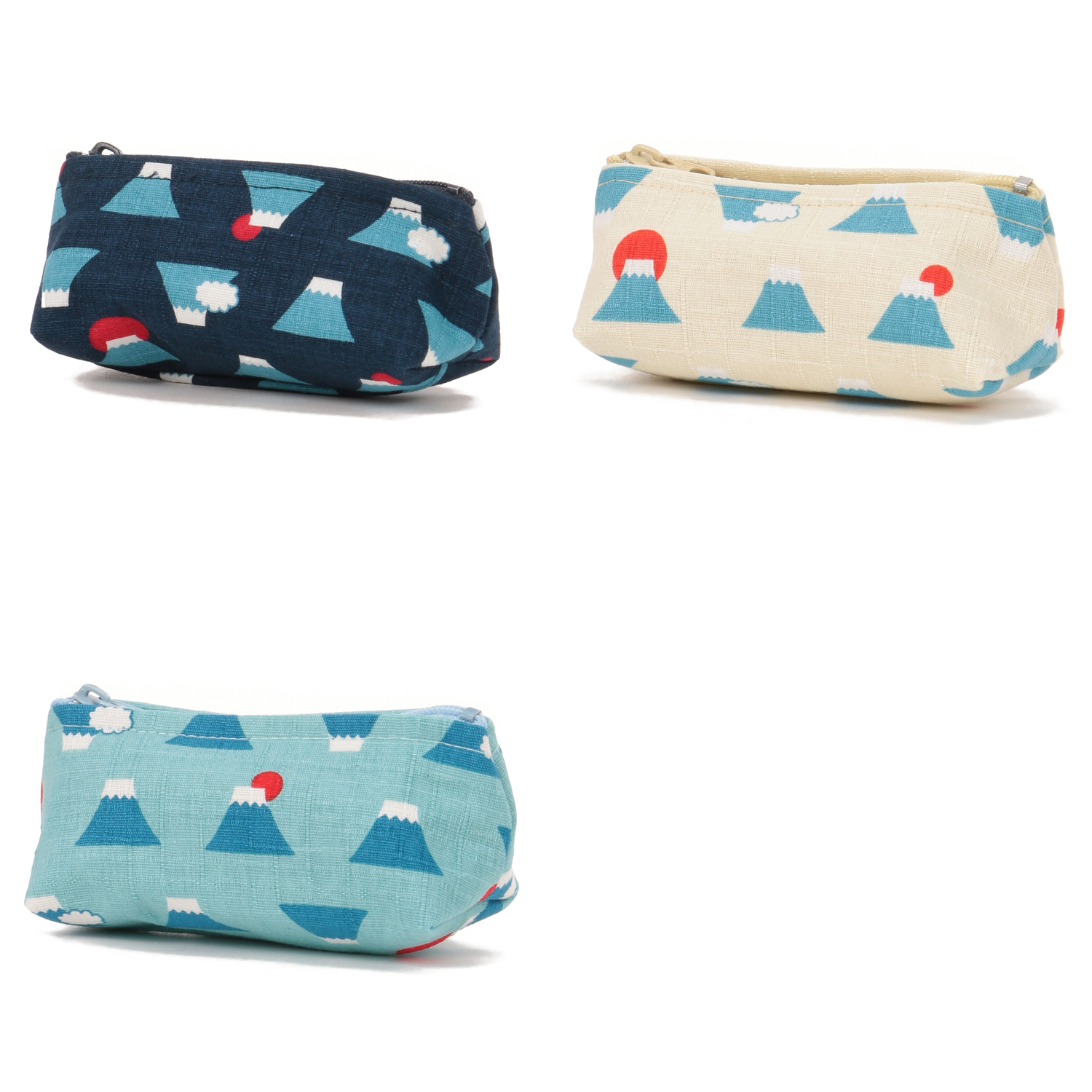 富士山柄 ジュエリー小銭入れ