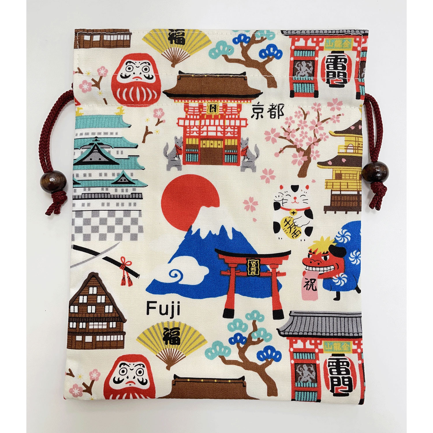 平巾着 日本名所柄 - 画像2