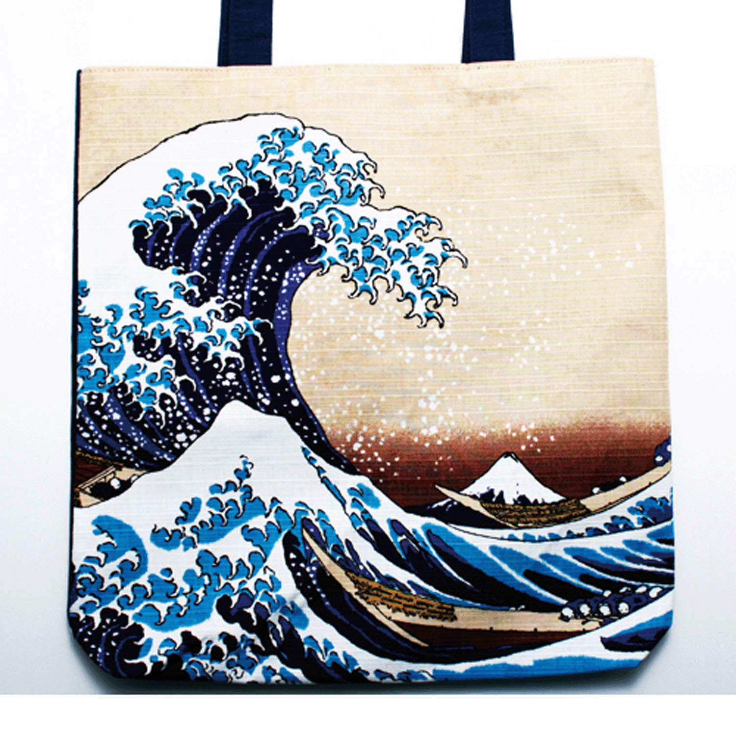 肩掛けトートバッグ 浪裏 - 画像1