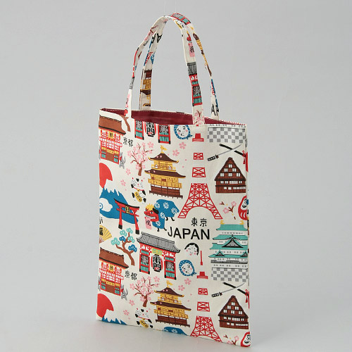 【次回入荷未定】HELLO日本A4手提げ - 画像1