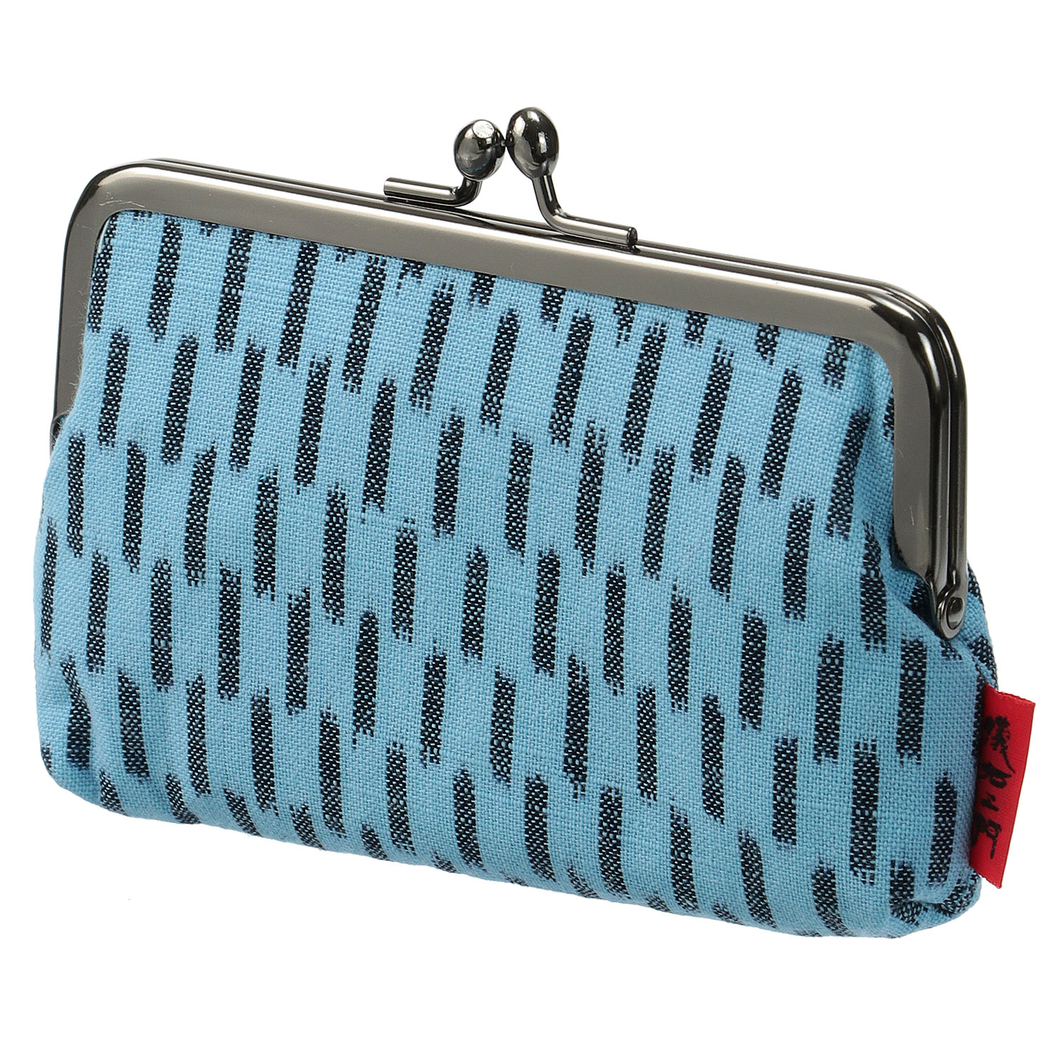 久留米絣 がま口3．8寸 カード入 - 画像3