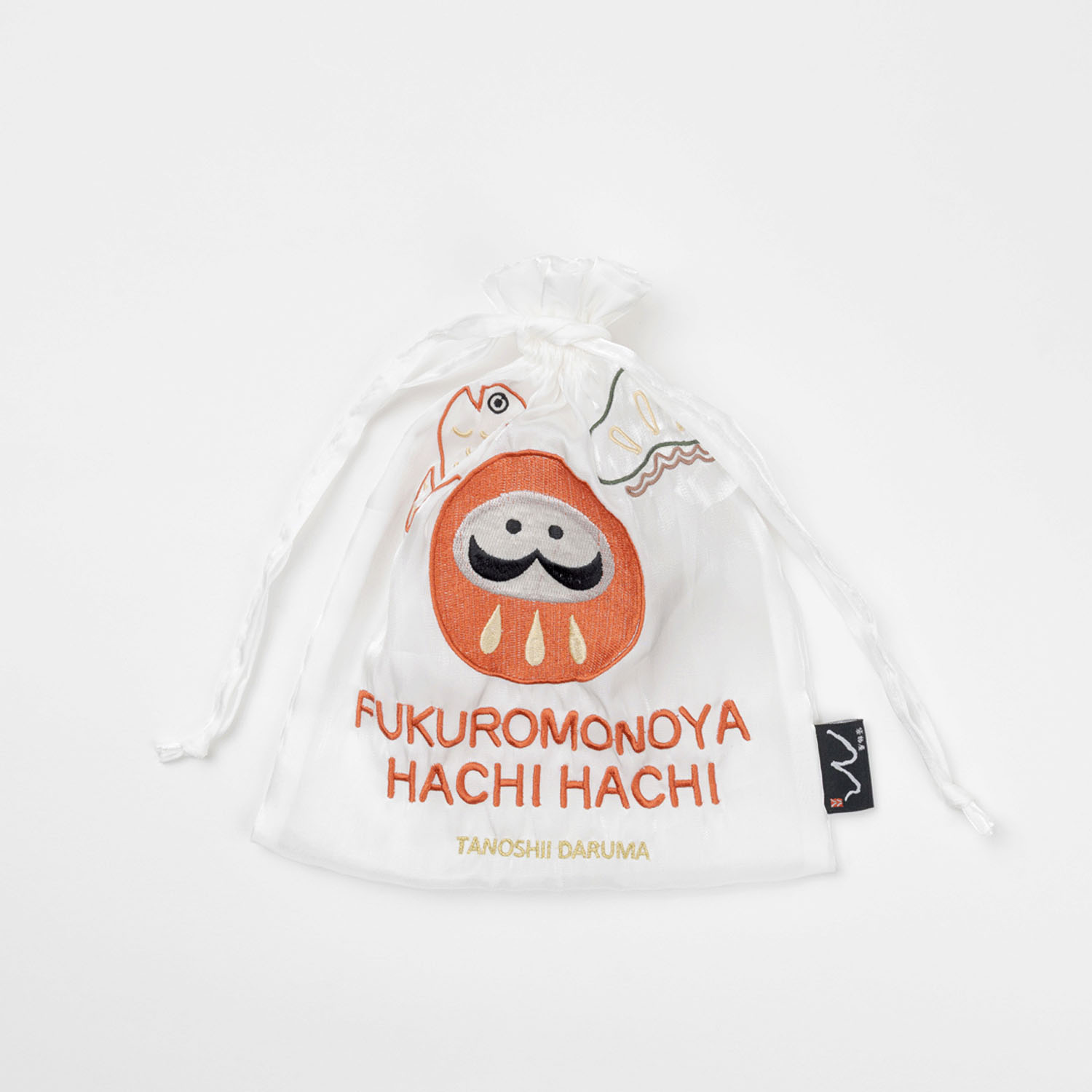 八八 エコオーガンジー巾着L