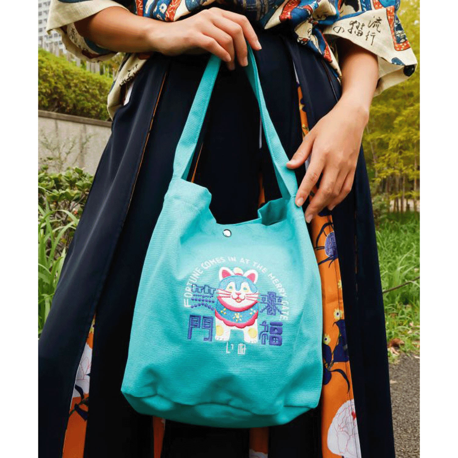 民芸 手提げトート - 画像13