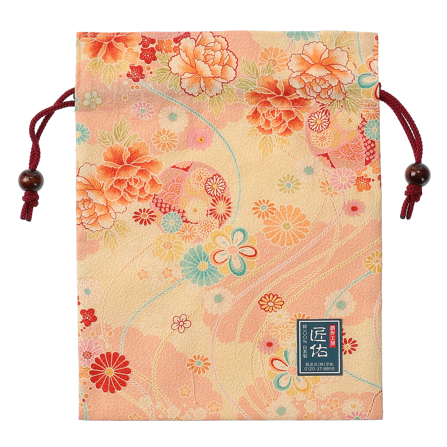 平巾着 四季彩 ぼたん - 画像3