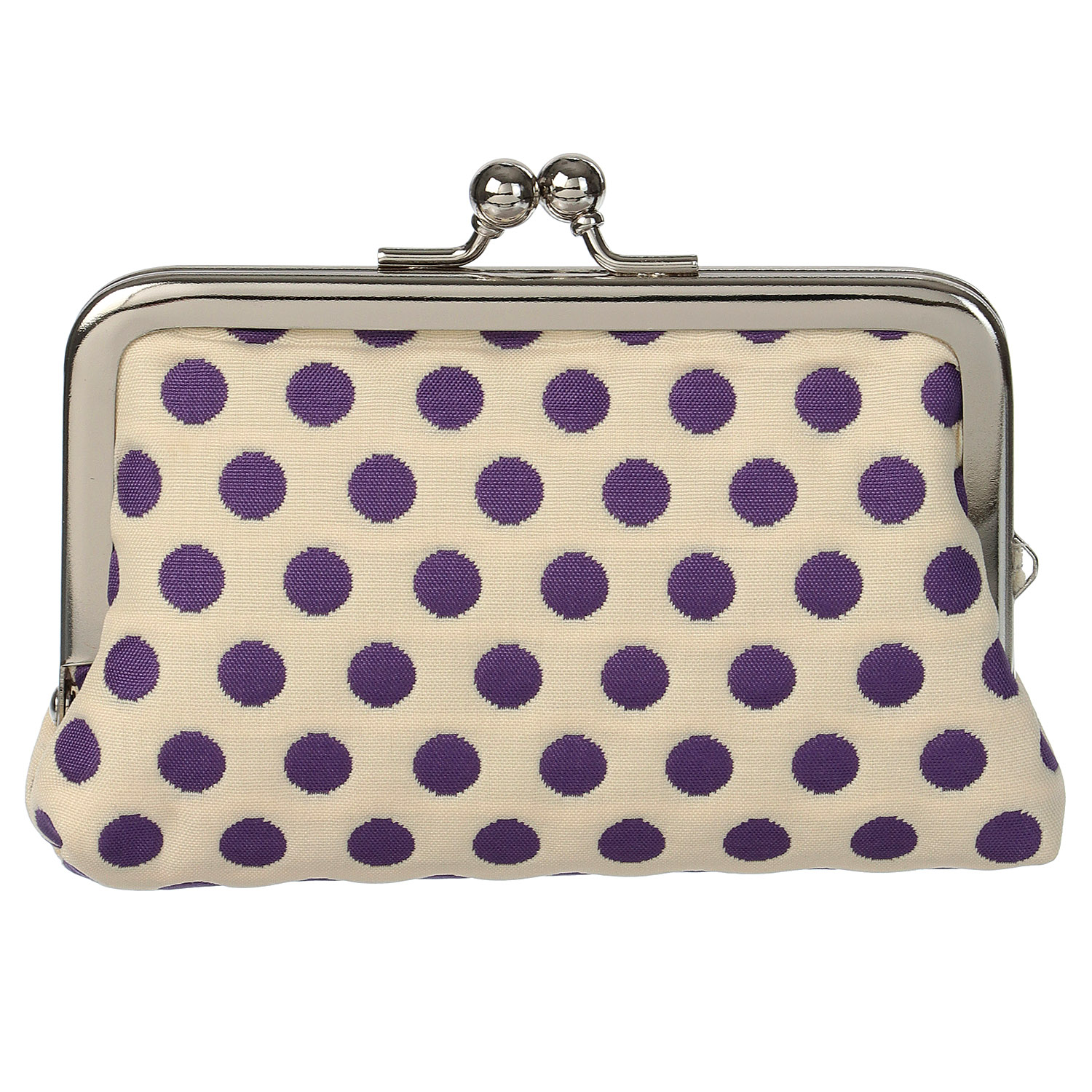 ふくれジャガード 3．5寸カードガマ口 - 画像6