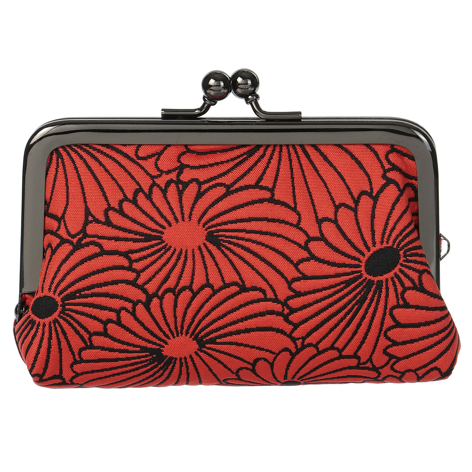 ふくれジャガード 3．5寸カードガマ口 - 画像7