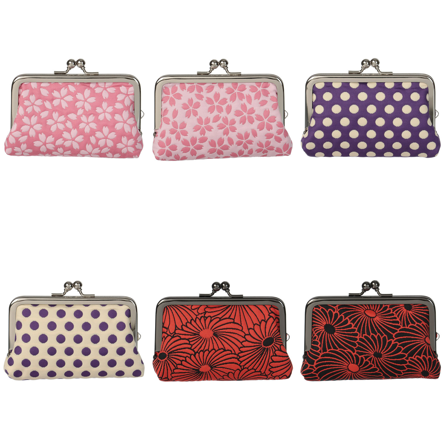 ふくれジャガード 3．5寸カードガマ口