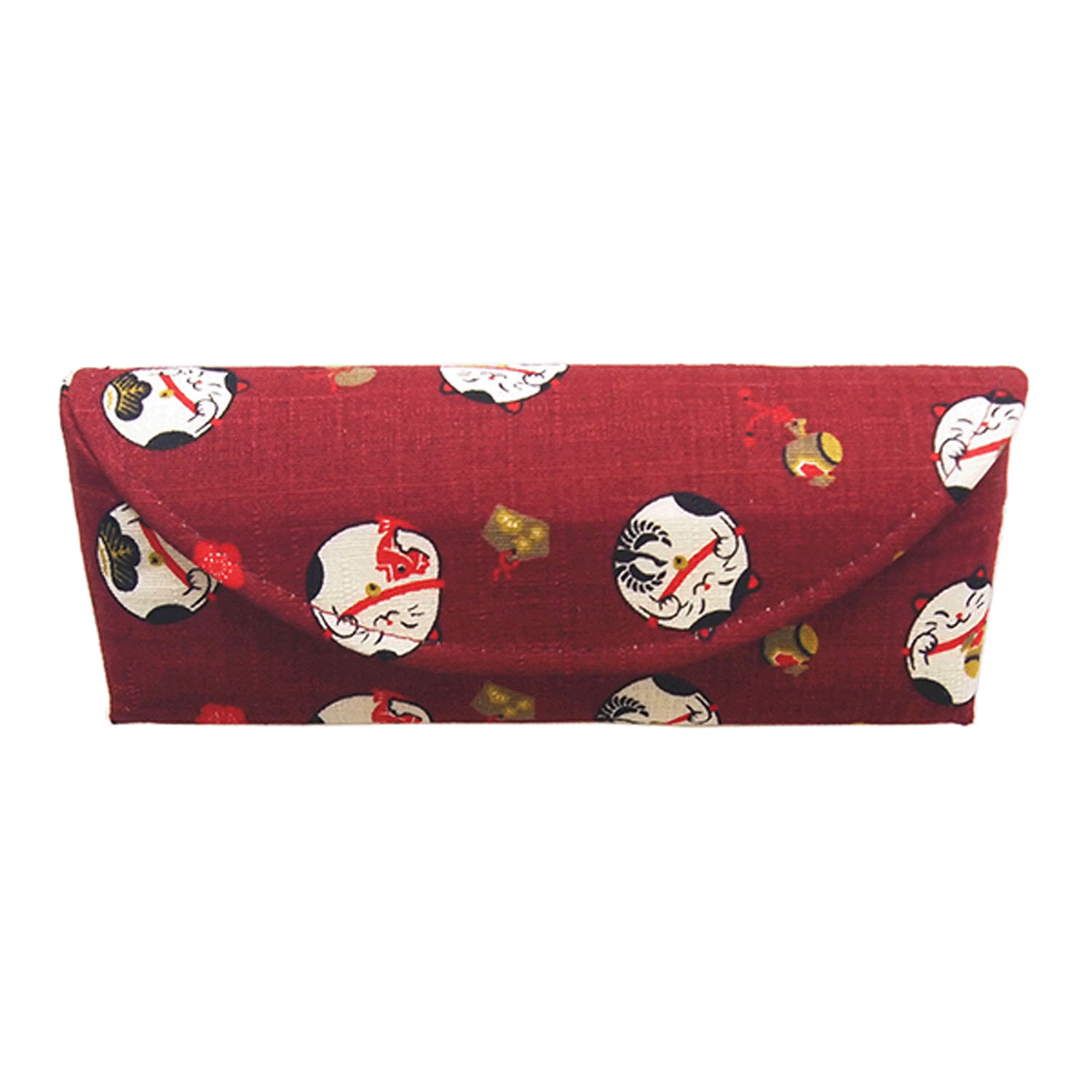 縁起屋福丸ねこ 眼鏡ケース（スリム） - 画像2