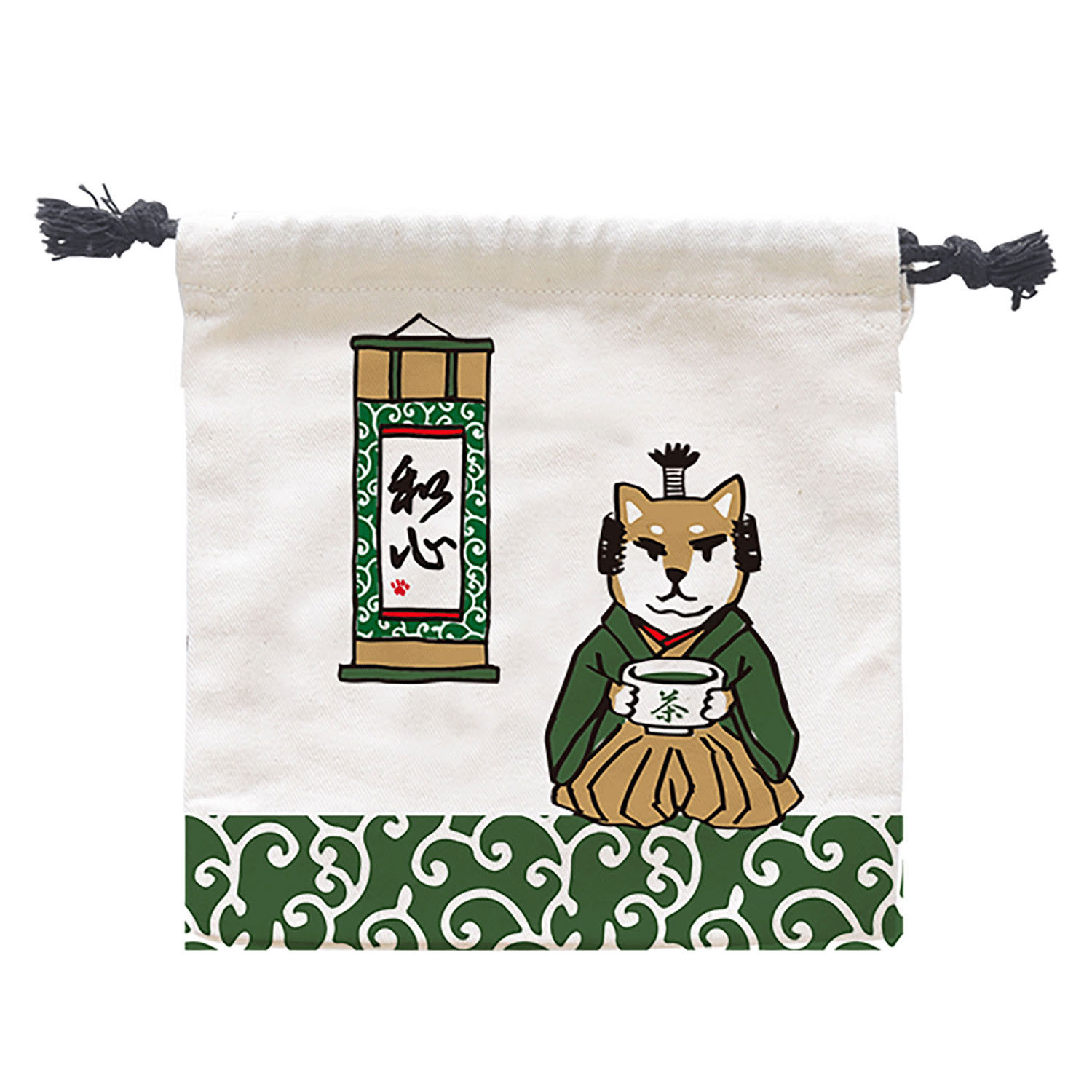 巾着 将軍犬 - 画像1