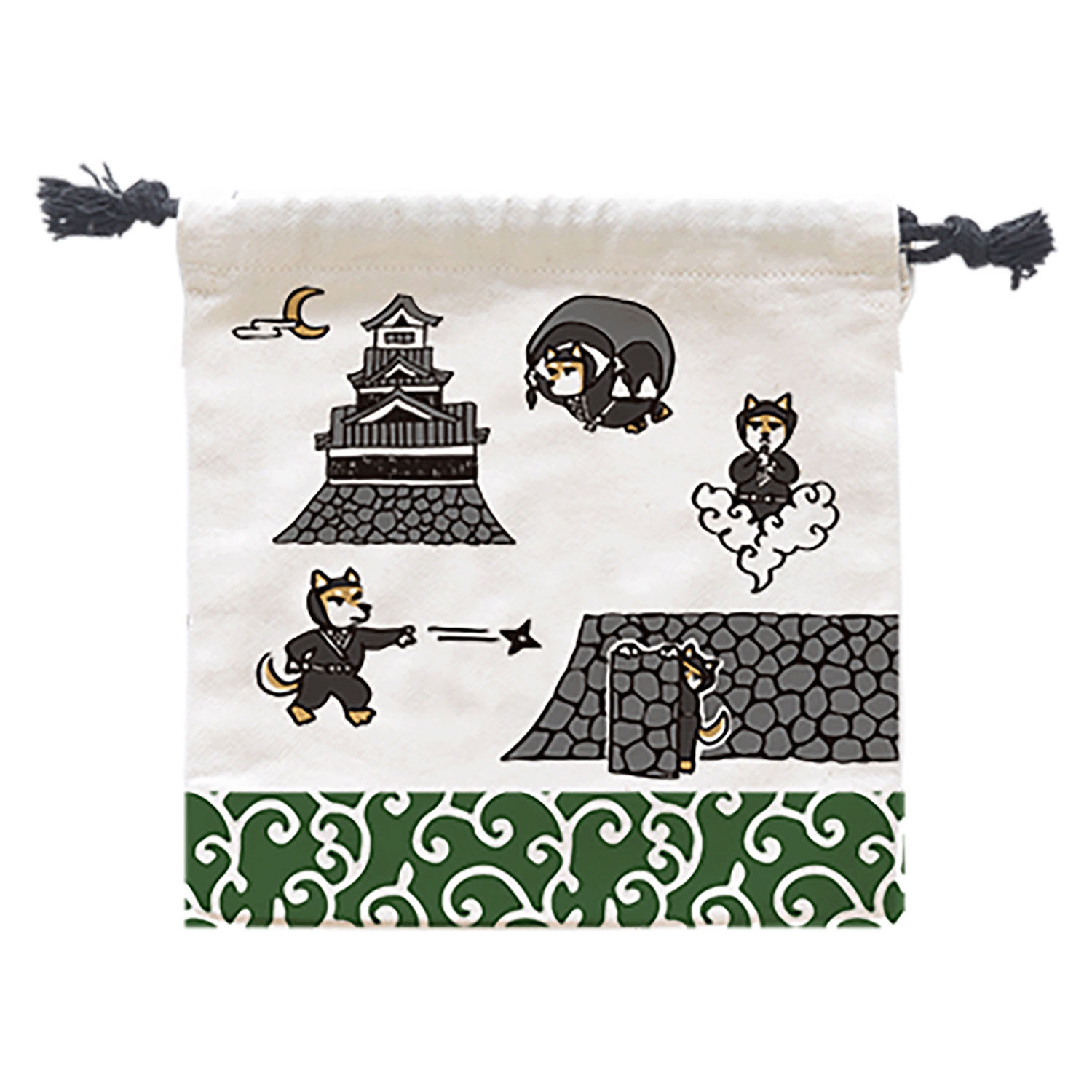 巾着 忍者犬 - 画像1