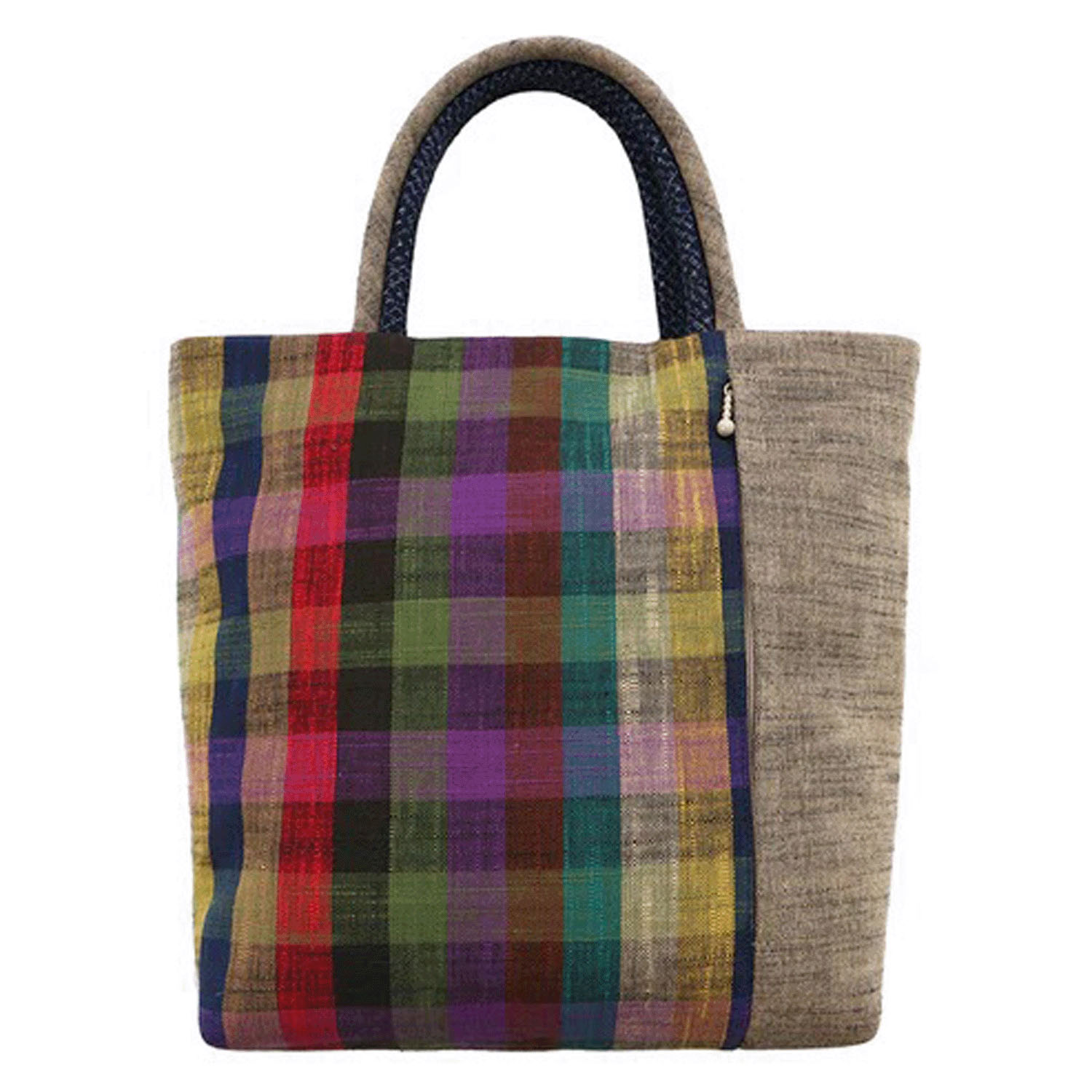 久留米絣 儀右ヱ門 トートバッグ 祝来る - 画像2