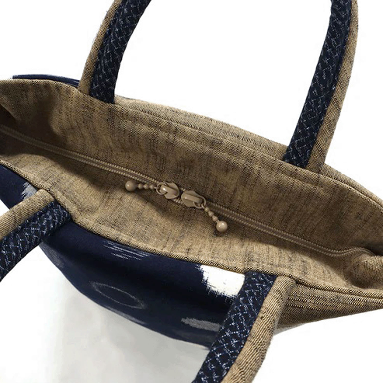 久留米絣 儀右ヱ門 トートバッグ 祝来る - 画像10