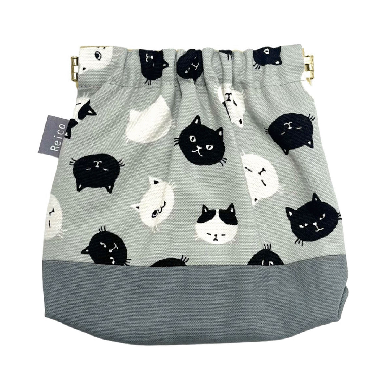 ばねポーチ猫フェイス - 画像1