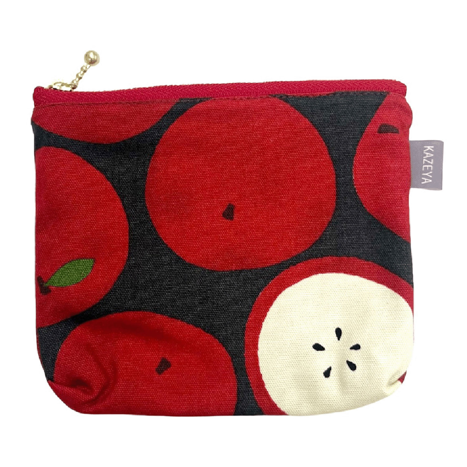 ファスナーポーチ りんご - 画像1