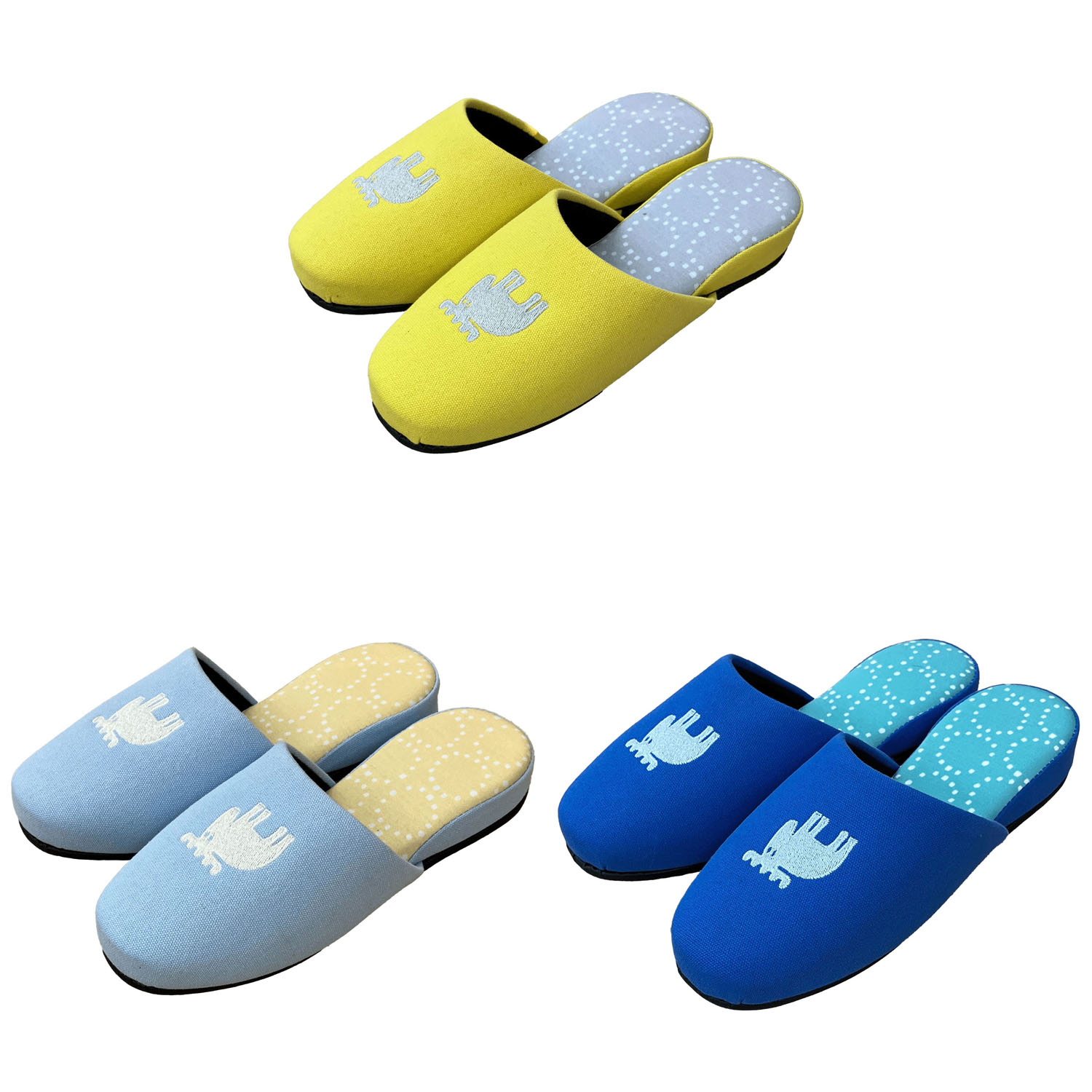 【在庫限り】moz しっかりしたカジュアルスリッパ Mサイズ - 画像1