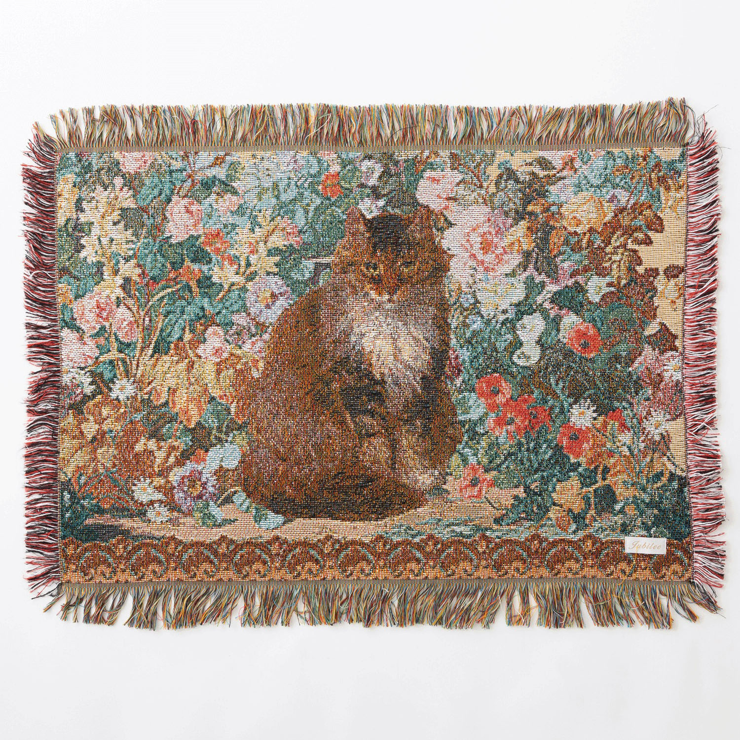 ジャガード織ラグマット 猫【02番次回未定】 - 画像8