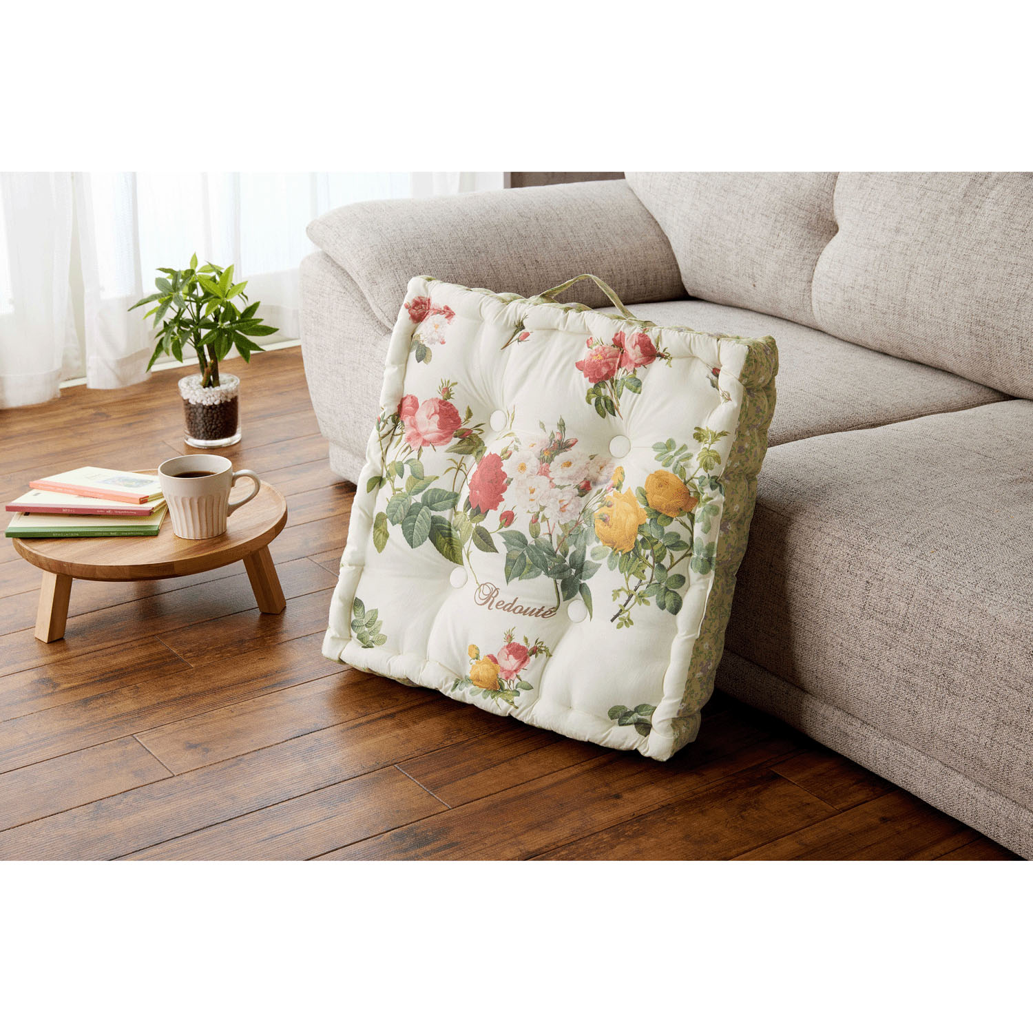 ボリュームクッション・持ち手付き ソニア - 画像2