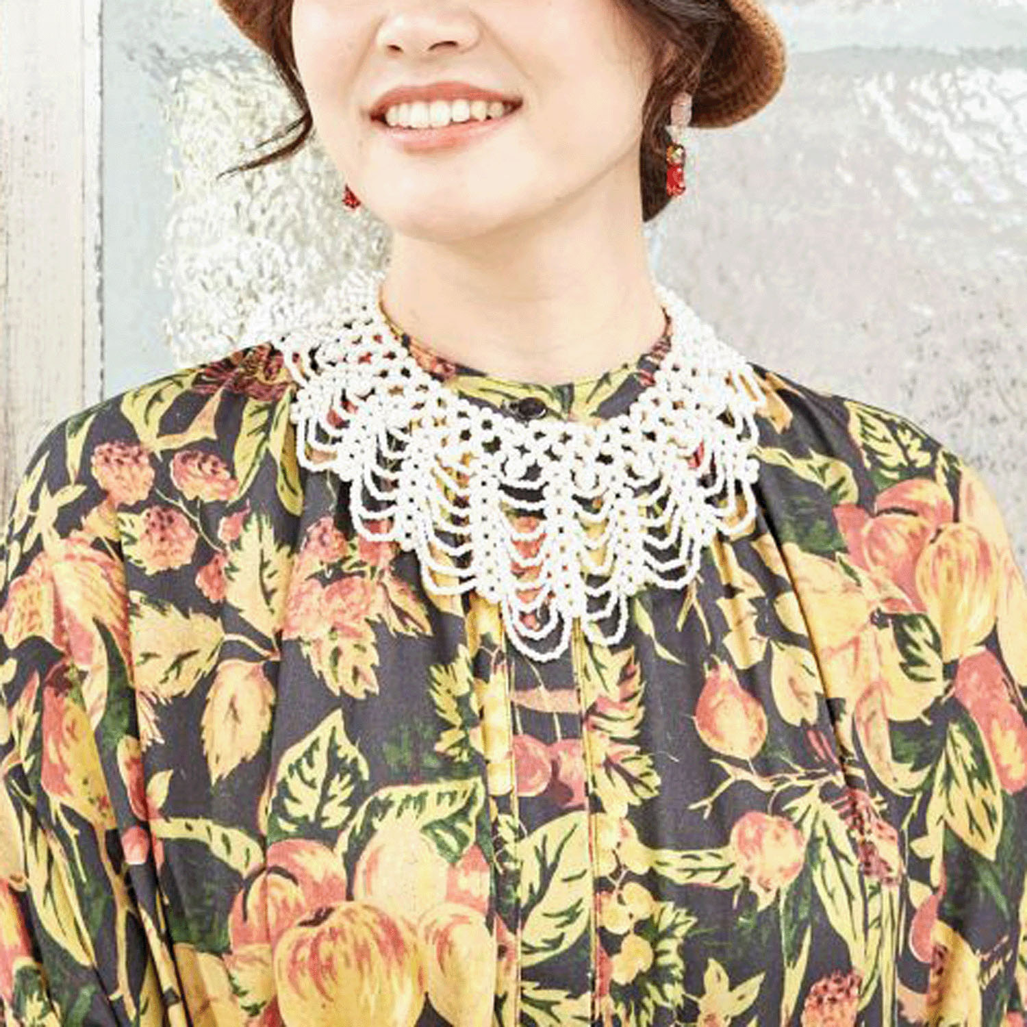 レースネックレス 襟 - 画像4