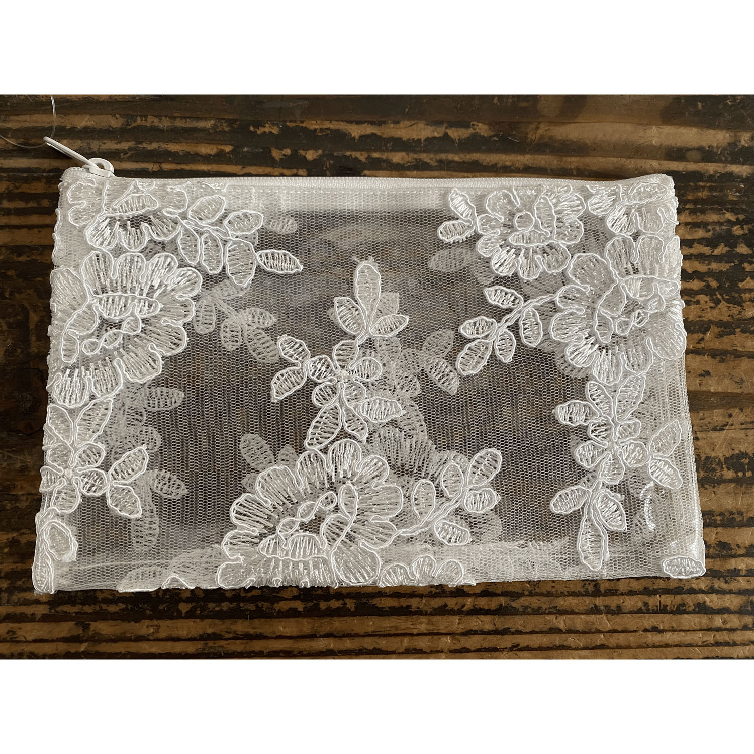 ビニール レースフラットポーチ - 画像2