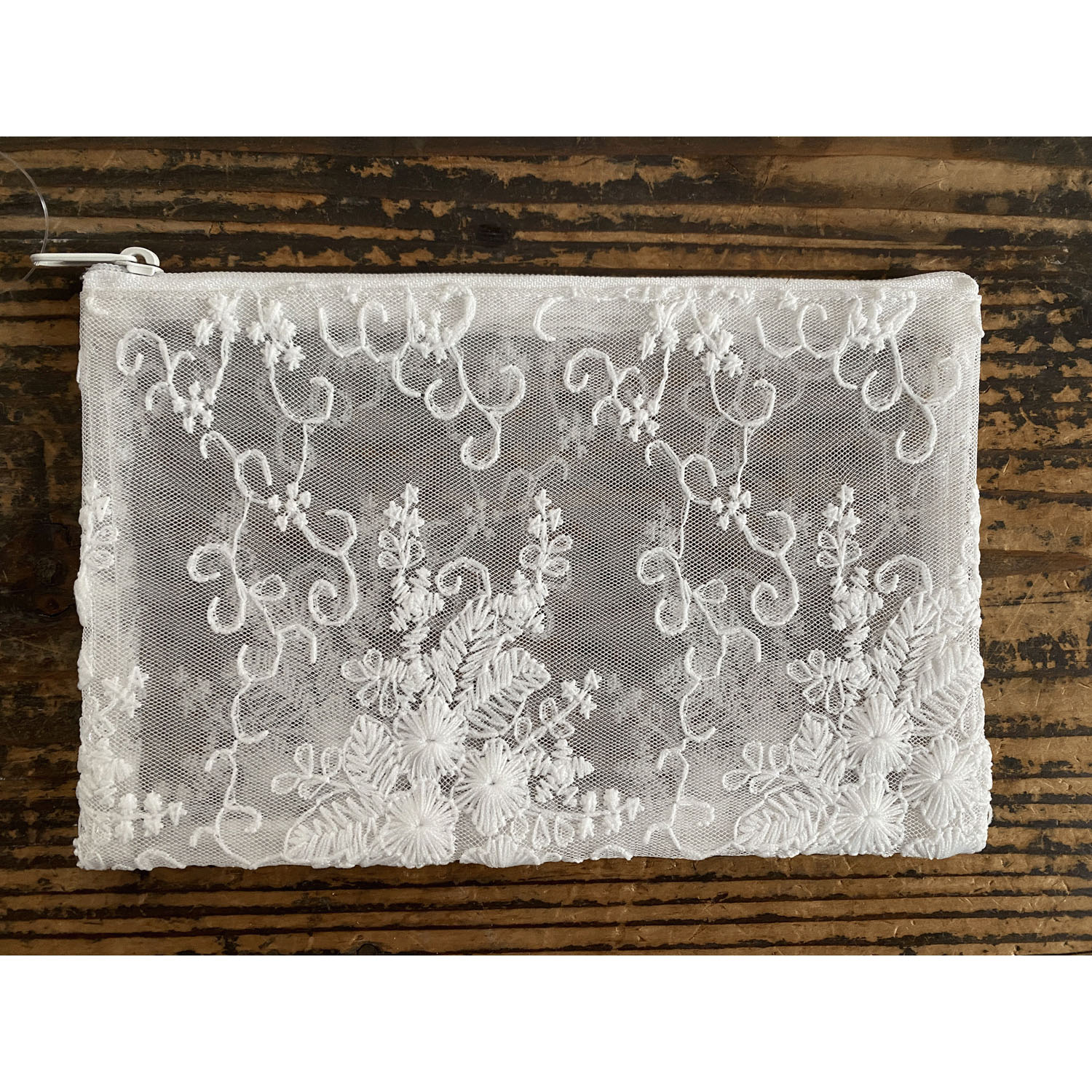 ビニール レースフラットポーチ - 画像3