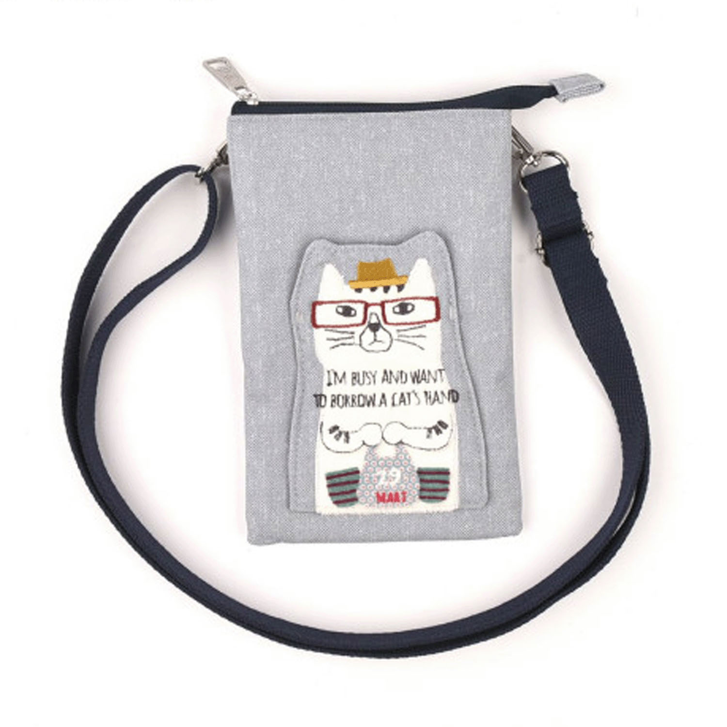 ミニサコッシュ ショッピングネコまるけ - 画像2