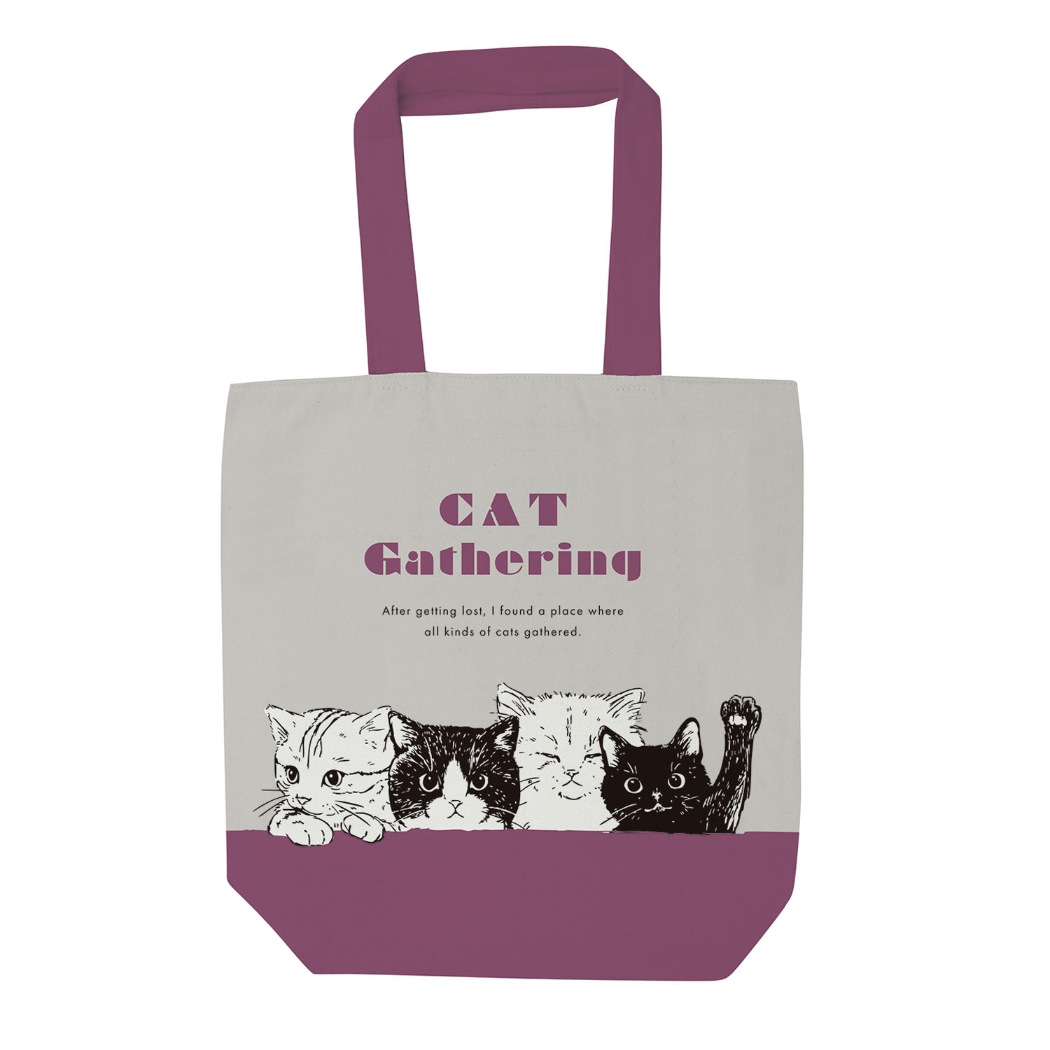 トートバッグ  キャット集会