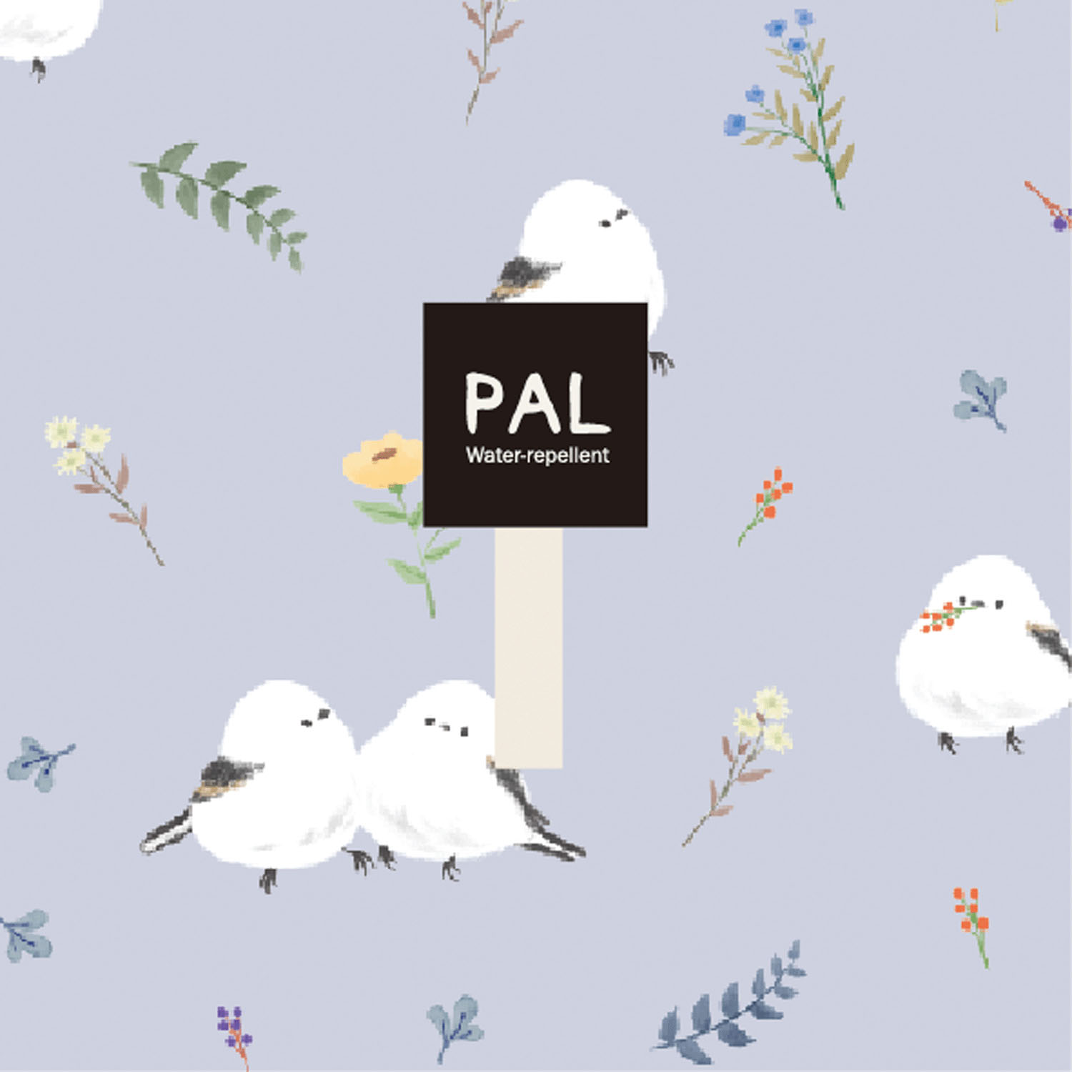 エコバッグM ハナトシマエナガ - 画像1