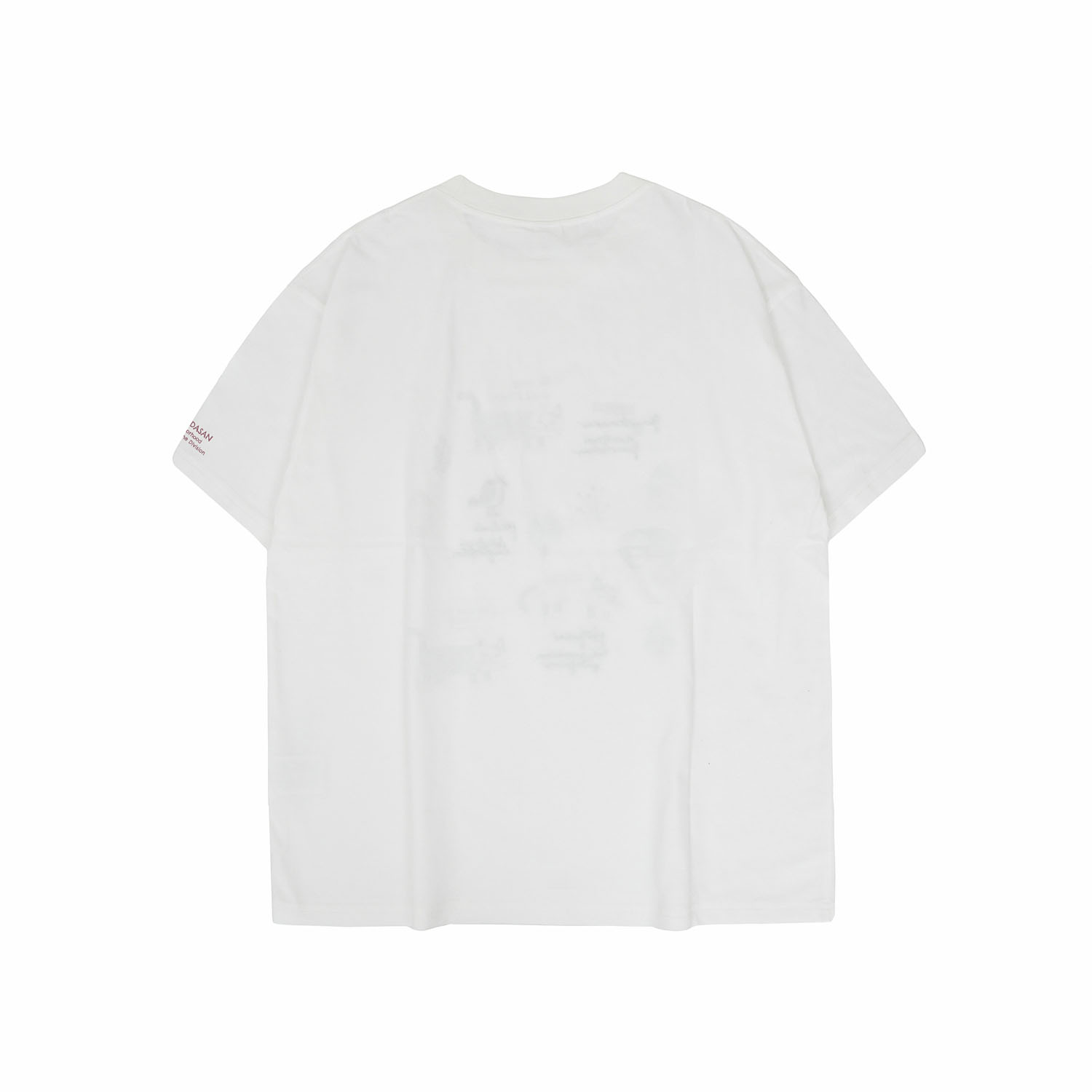 接触冷感 オフホワイトTシャツ マチルダさん柄 - 画像4