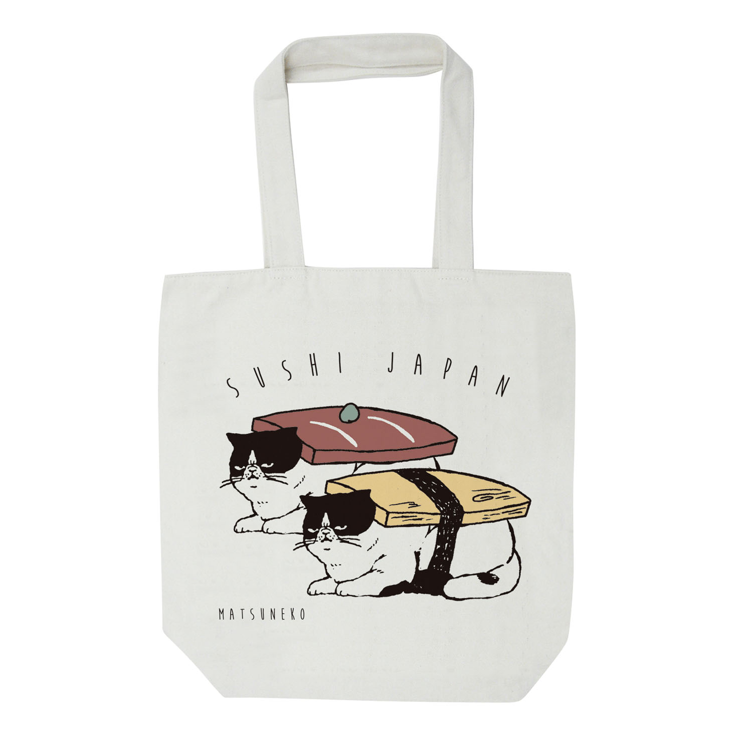トートバッグ マツネコ寿司 - 画像1
